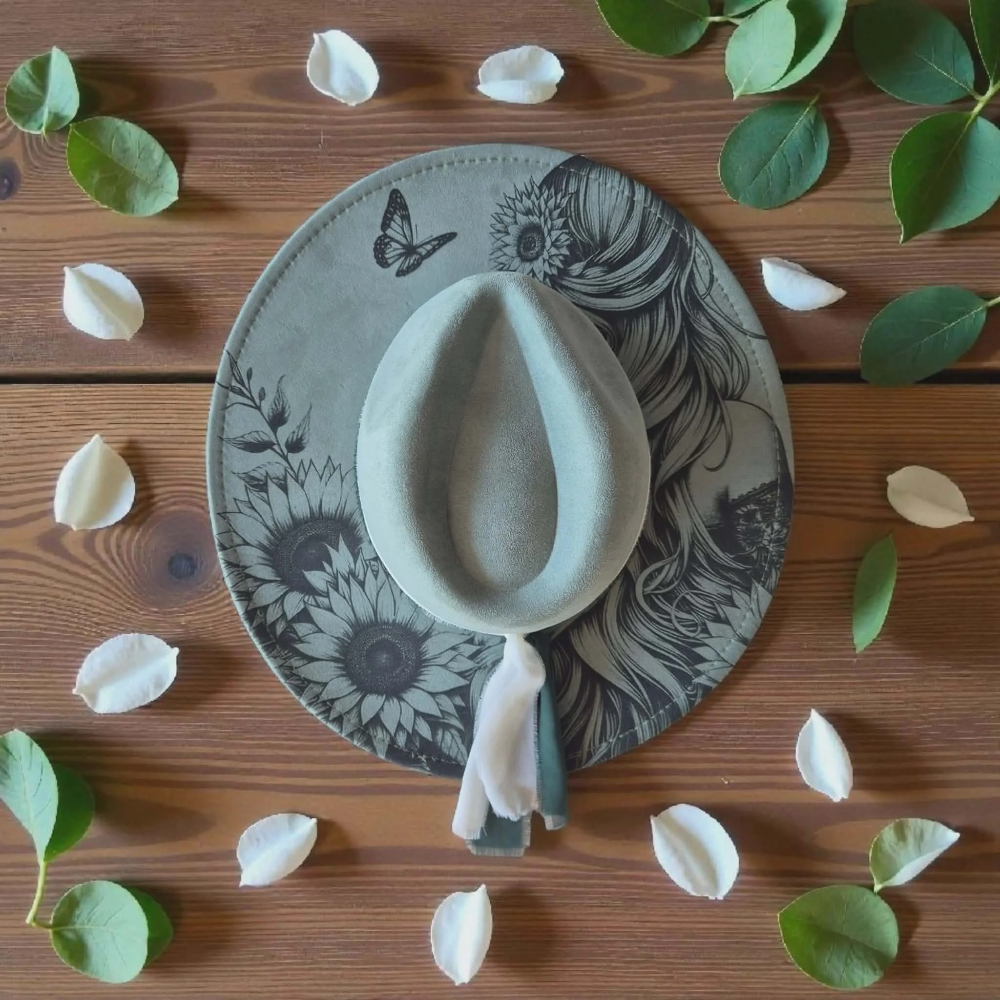 Eucalyptus Green Boho Girl