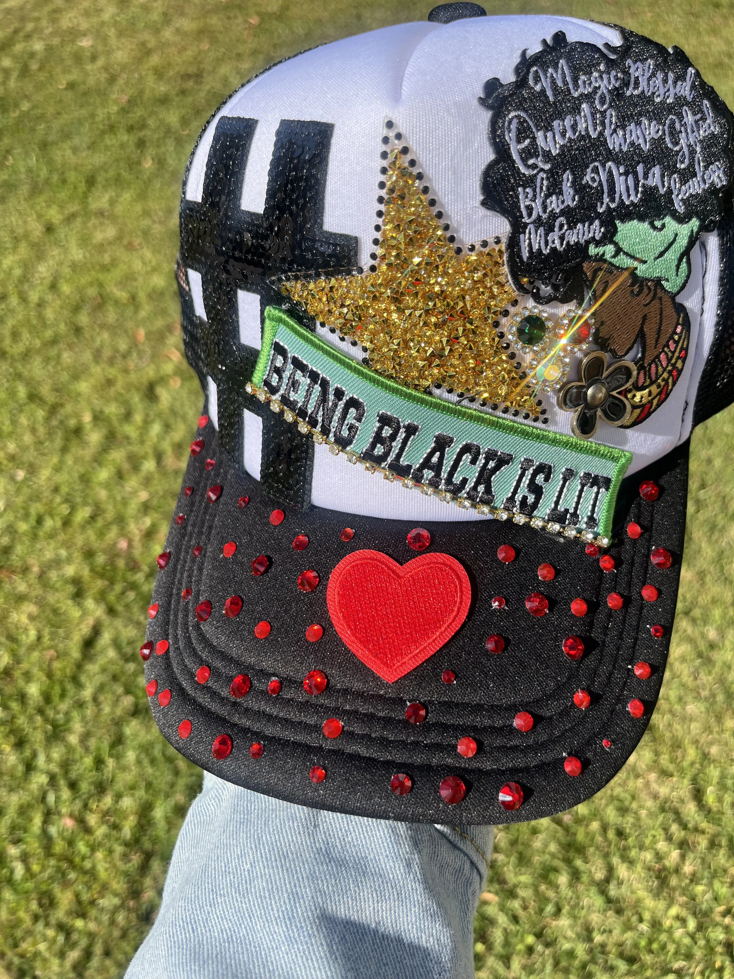 #Being Black is Lit Trucker Hat