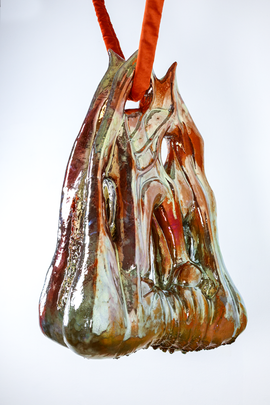 Oblivian, Stoneware, in glaze lustre,&nbsp;38” x 24” x 15”, 2024