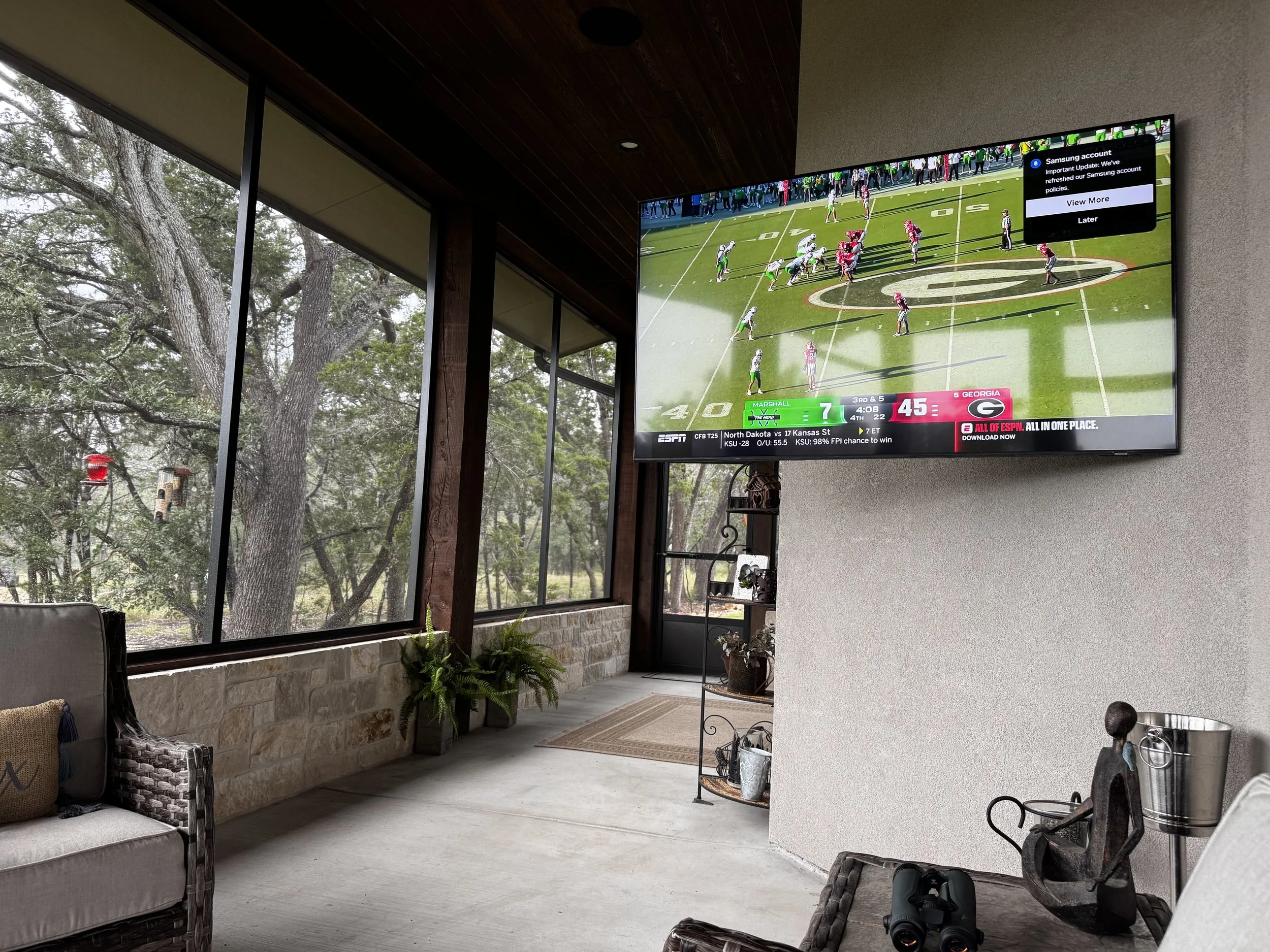 Outdoor entertainment, whole home automation, sonos, smart. home automation