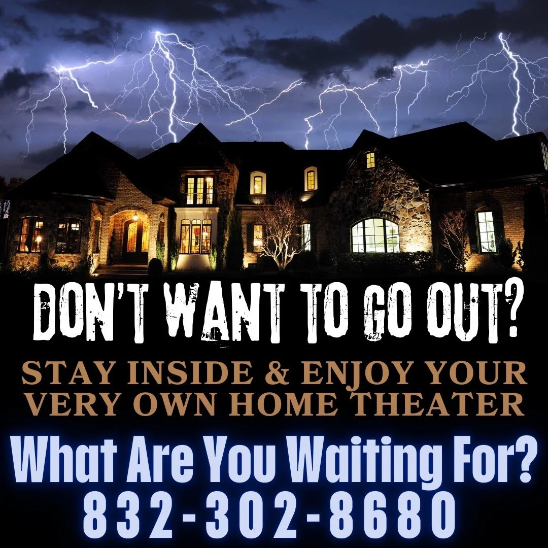 Yikes! Texas storms can be brutal. Stay safe. Stay inside. Enjoy your home theater. 
_
_
_
_
_
_
_
-
-
#hometheater #audiovideo #houston #htown #thewoodlands #hometheatreinstallation