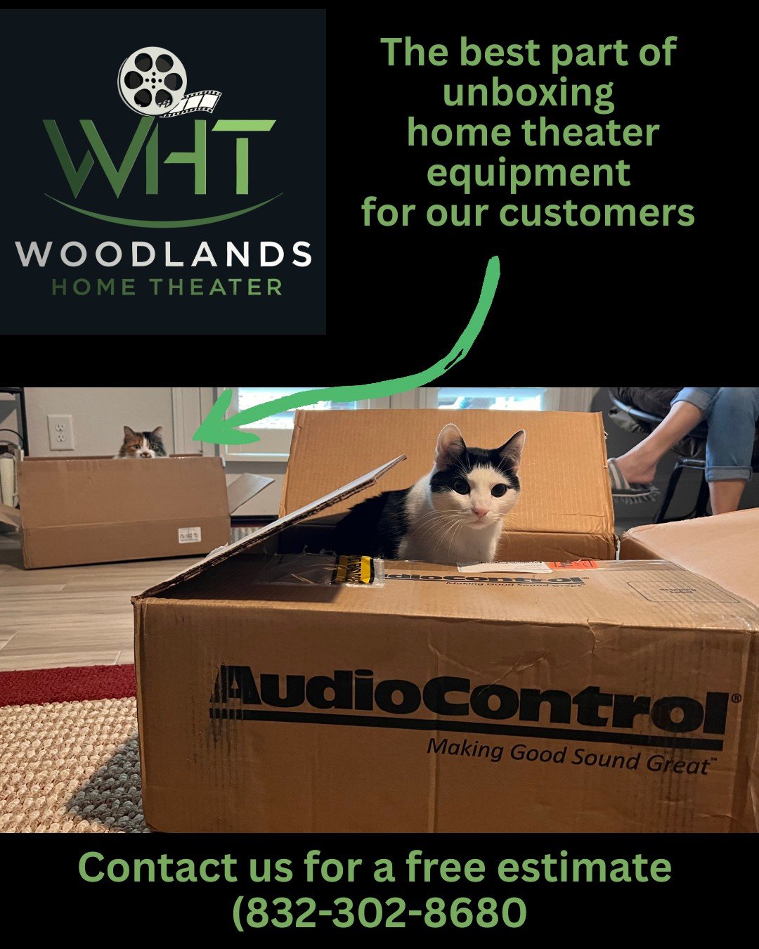 We are your connection to all things audio video: Home theater, home automation, internet connectivity, low voltage prewiring, home theater sales, design and installation. 

#HomeTheatre #SanAntonio #Austin #TheWoodlands #AudioVideo #hometheater