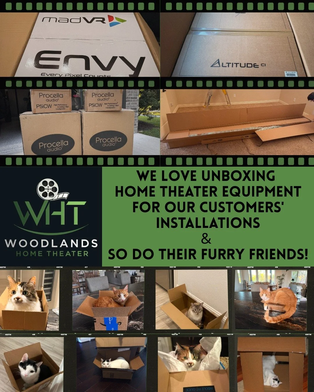 Woodlands Home Theater is a dealer for all your favorite audio video, smart home and home automation equipment. Contact us for a free quote.

#hometheaterinstallation
#luxuryhometheater
#hometheaterequipment
#Trinnov
#Procella
#JVC
#speaker
#projecto