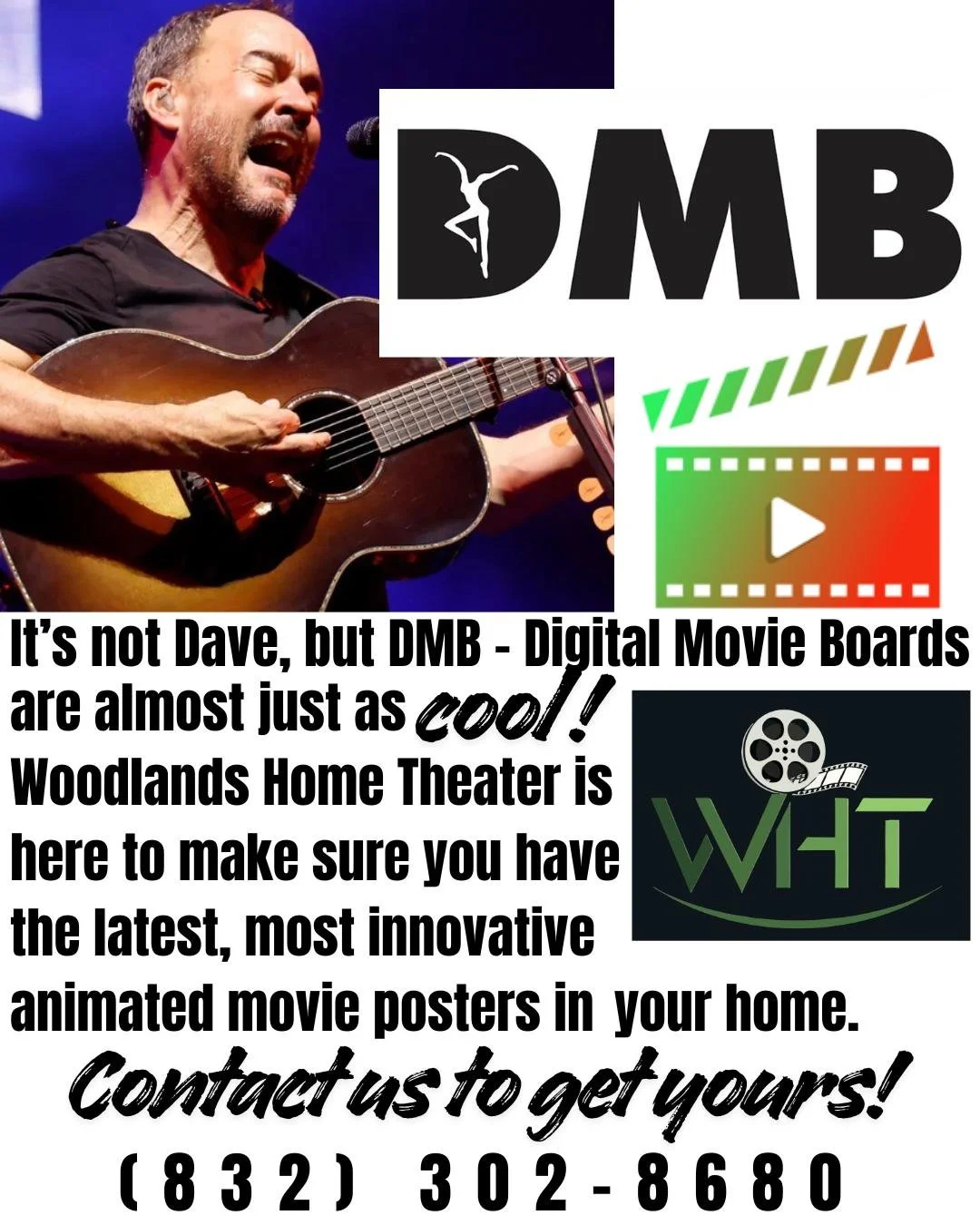 Digital Movie Boards are animated movie posters customized by you. An excellent addition to your home theater.  #dmb