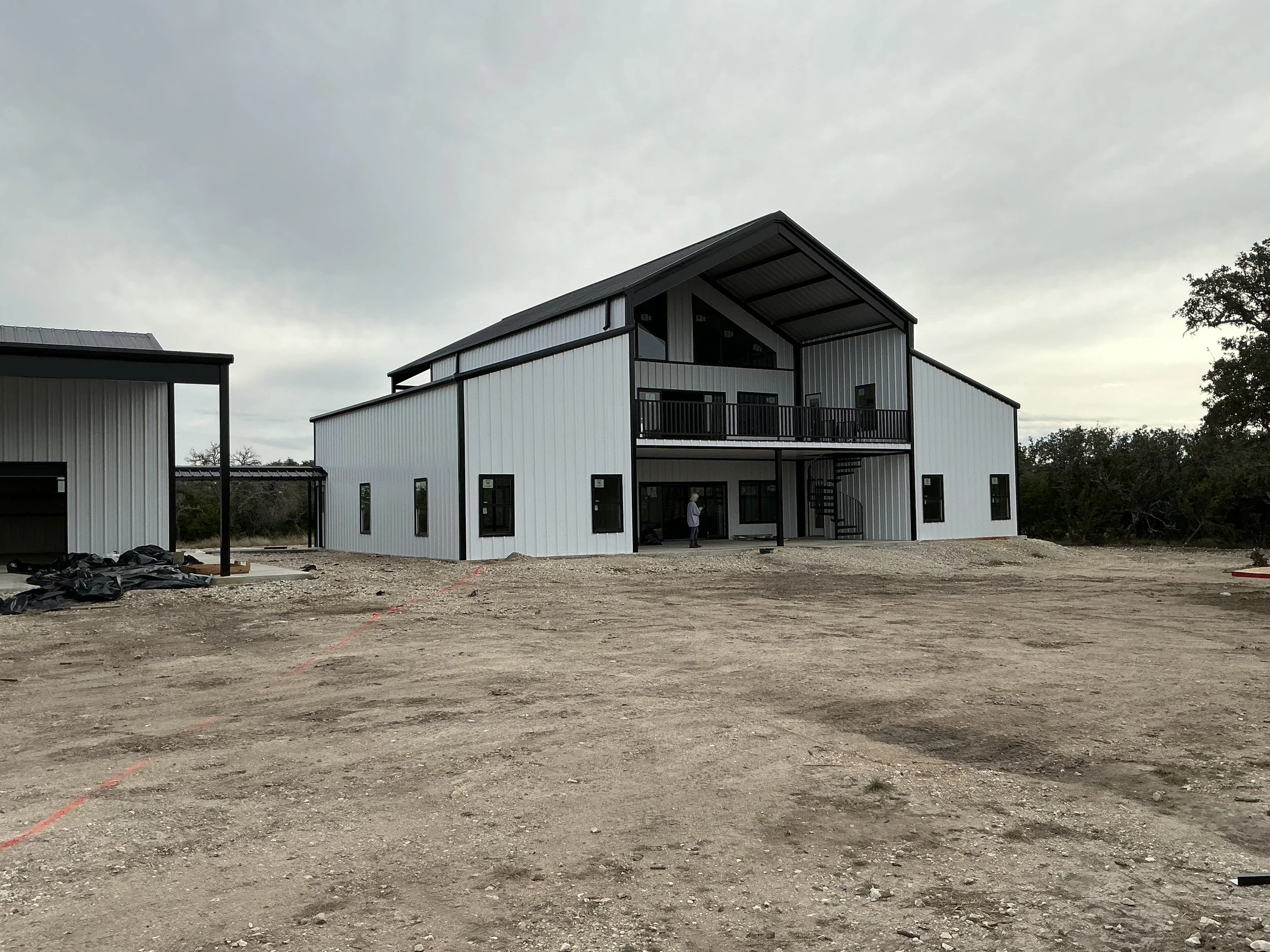 Low-voltage prewiring barndominium Texas hill country. Pre-wiring for smart home automation