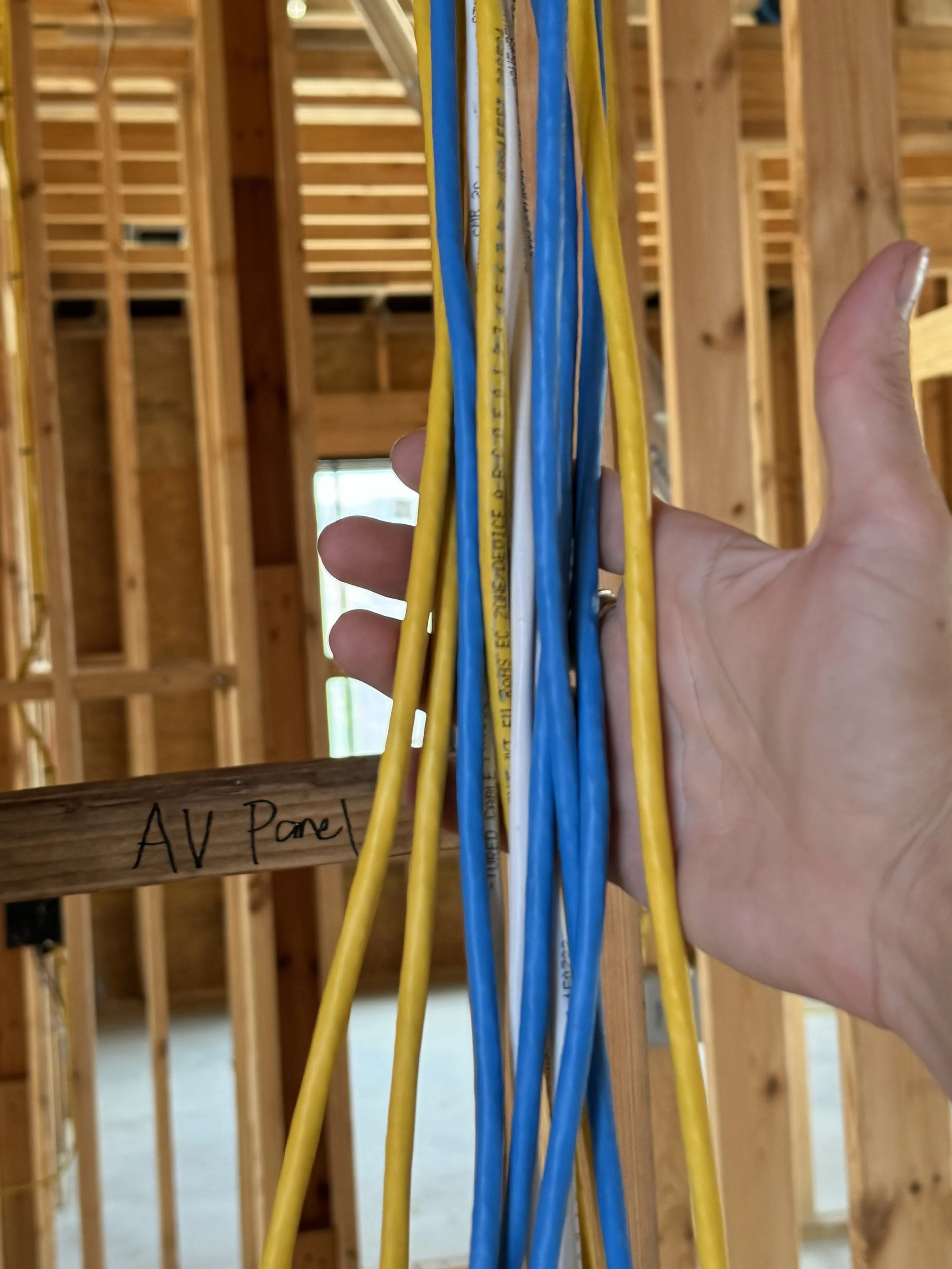 low voltage prewiring, new construction, new homes, builders, home builders, Austin, The Woodlands, San Antonio, Kerrville, Texas Hill Country, Cypress, Spring, Houston