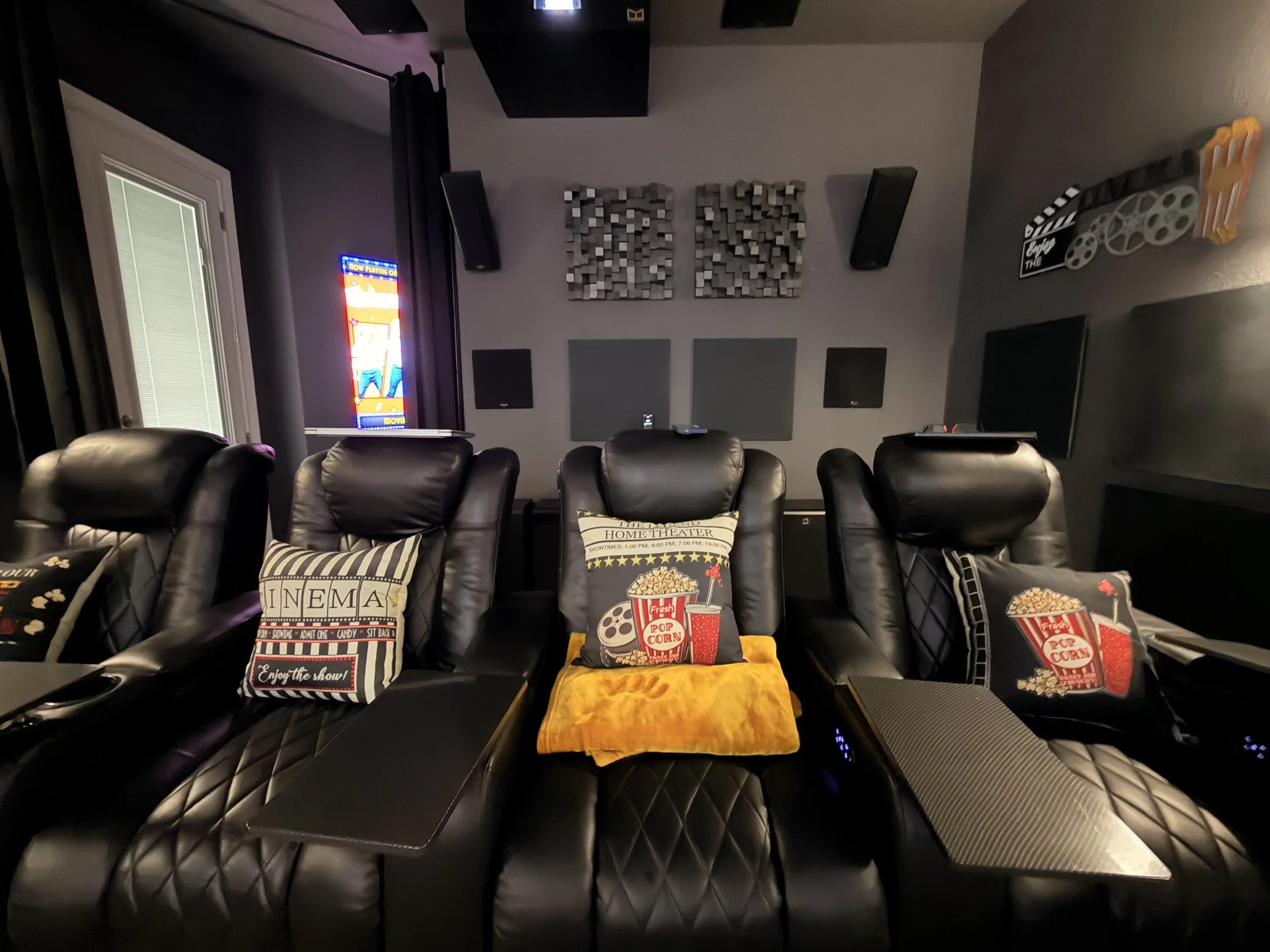 Home Theater redesign, surround sound, soundproofing, hush box, JVC, Sonos, Procella, The Woodlands, San Antonio, Austin, Houston, audio video home automation