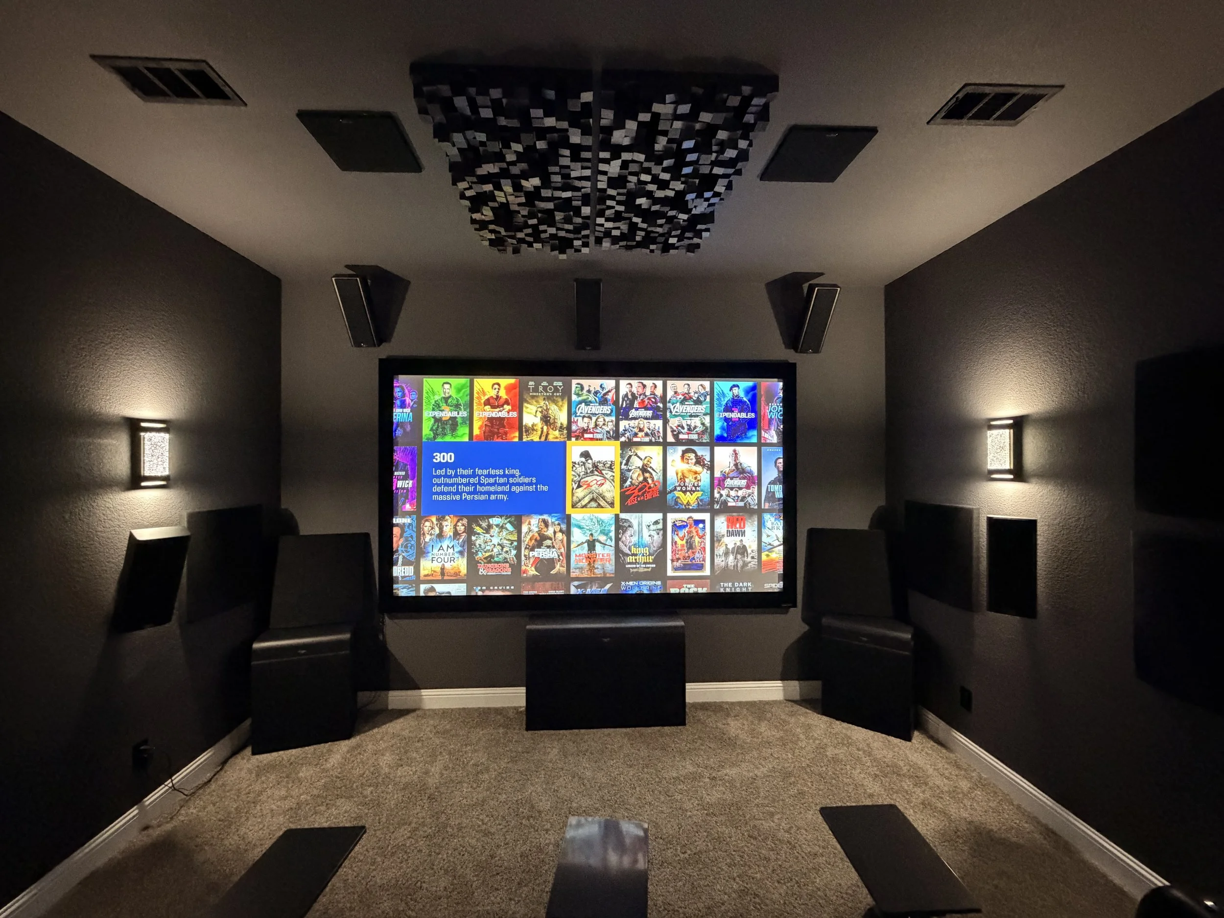 Home cinema creation, complete smart home automation, installation in The Woodlands and surrounding areas, San Antonio and surrounds areas, Austin and surrounding areas, Houston near me.