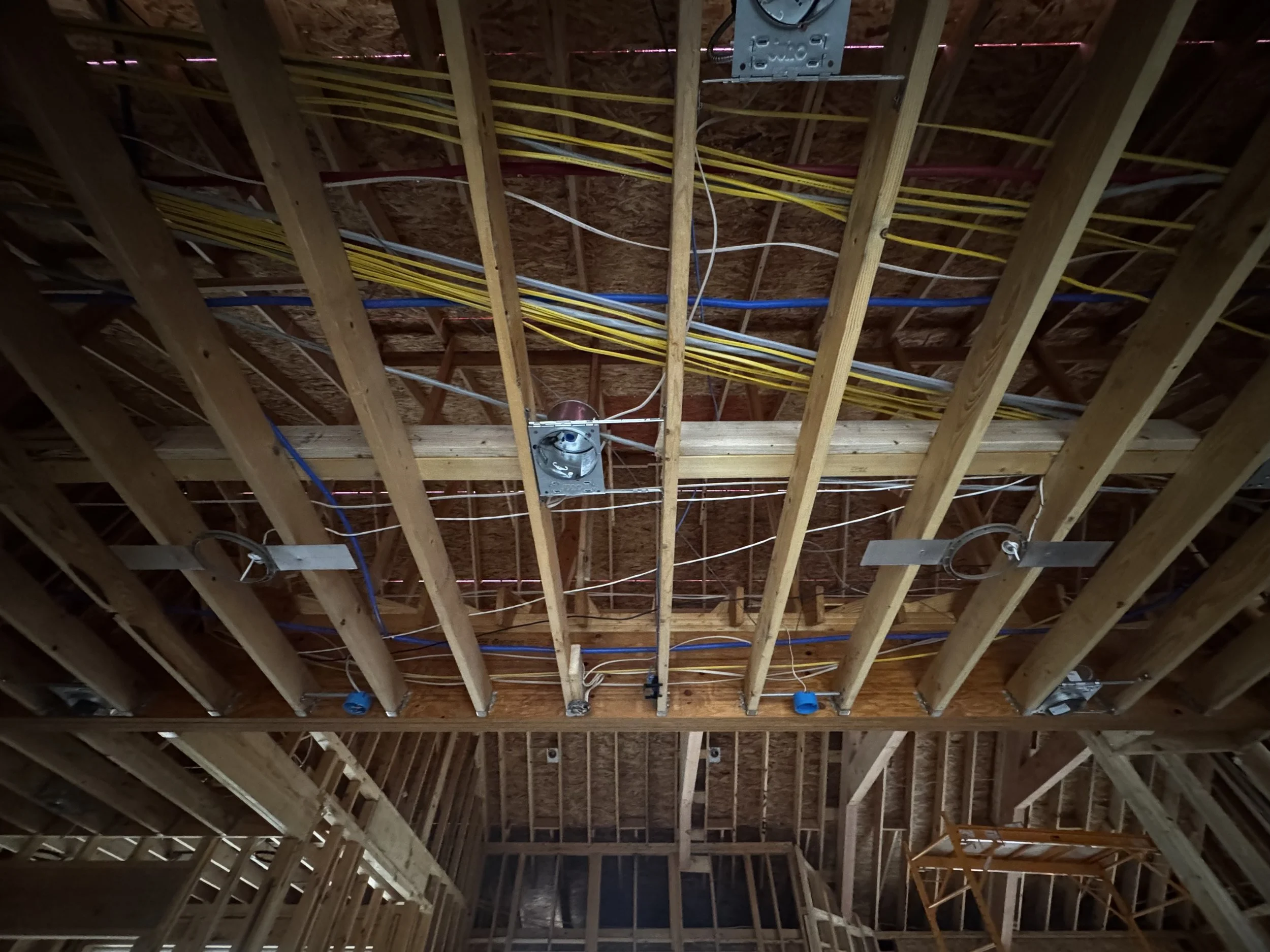 Home Theater low voltage prewiring, home theater new construction, home theater new build, custom home theater installation near me, wiring for speakers, wiring for smart home, wiring for sonos speakers