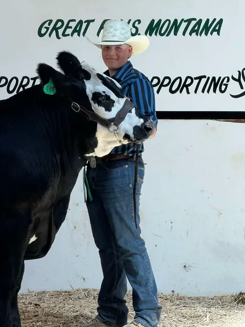 Brody Stokes of Glacier County. Photo Credit: Andre Bengtson