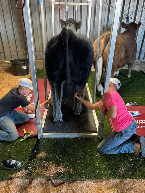 Kaber and Kayden Loch of Hill County. Photo Credit: Brittnee' Loch