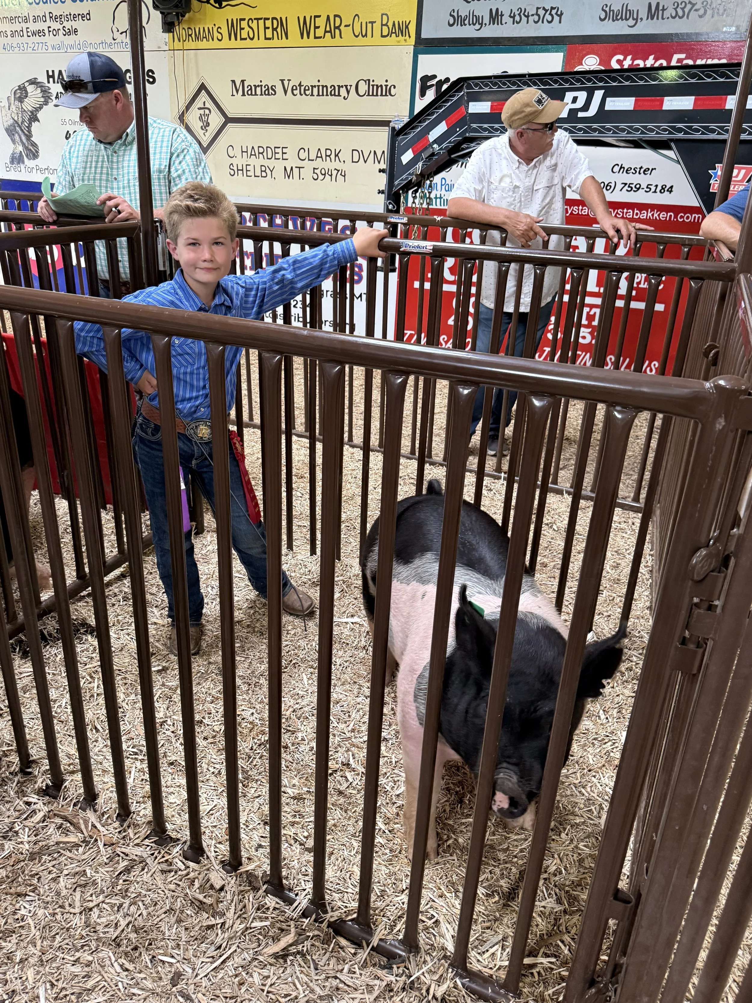 Ryker Fugle of Glacier County. Photo Credit: Meghan Fugle