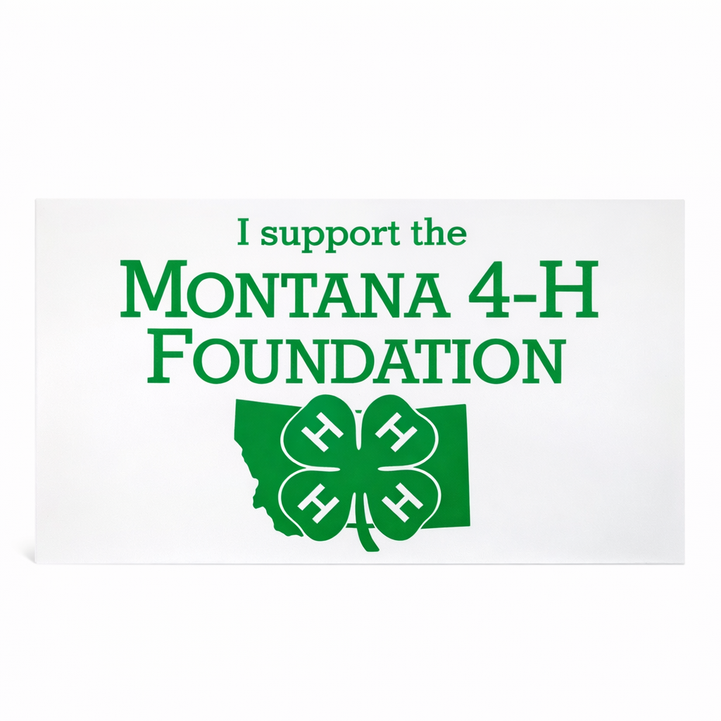 MT 4-H Foundation Bumper Sticker