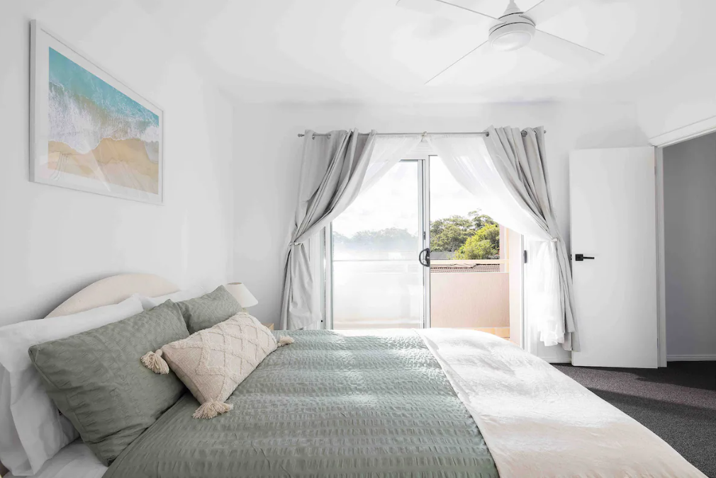 Main bedroom with king bed