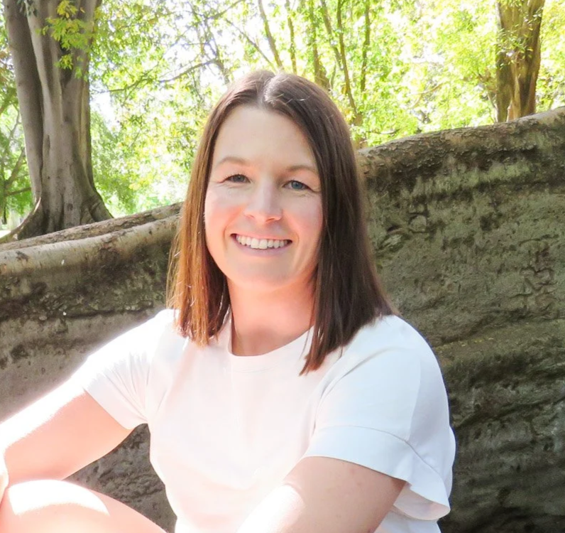 Lucy Panozzo - Mindset Coach in action amongst nature grounded and confident