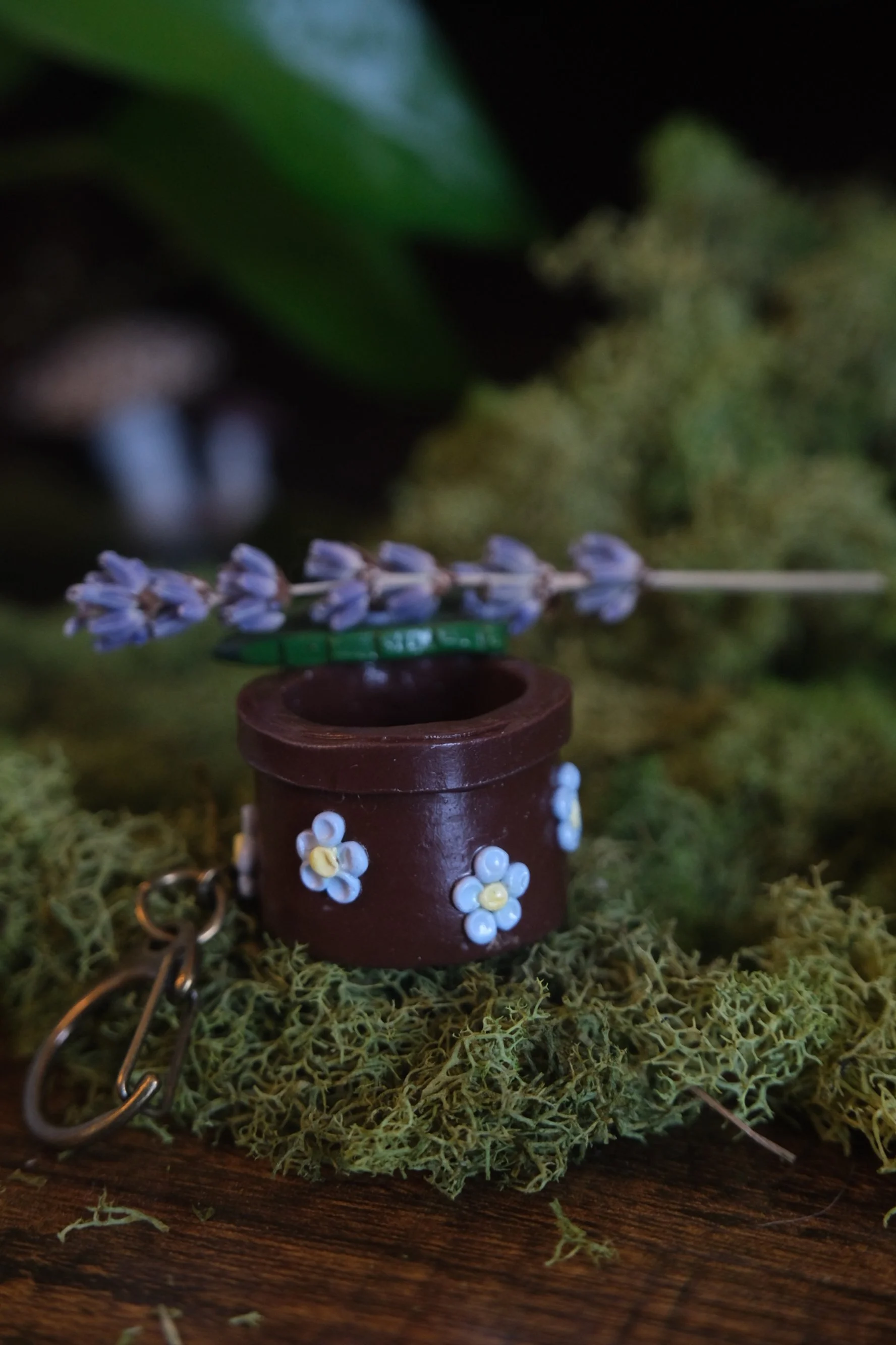 Flower Pot Ashtray - Keychain