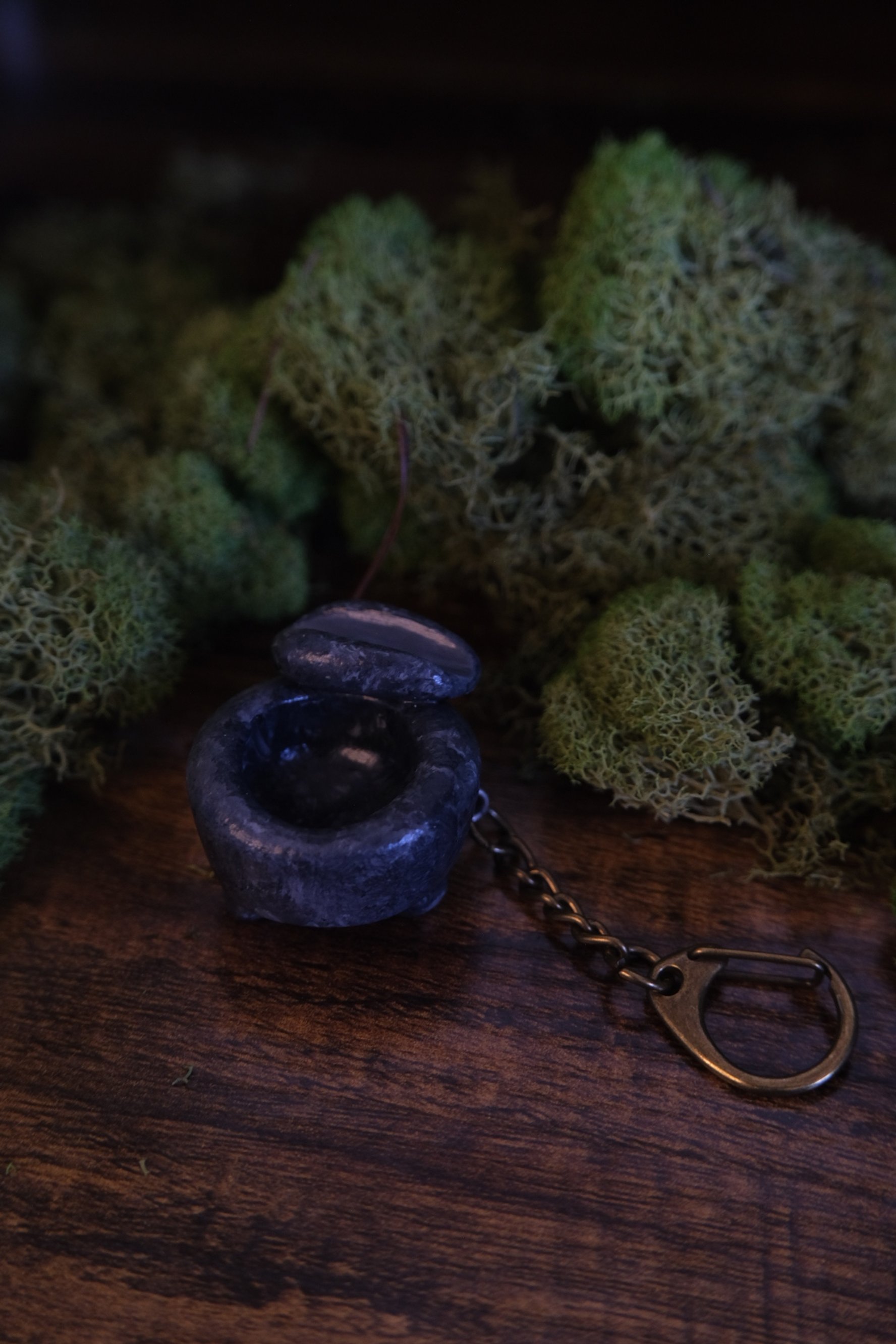 Mortar and Pestle Ashtray - Keychain