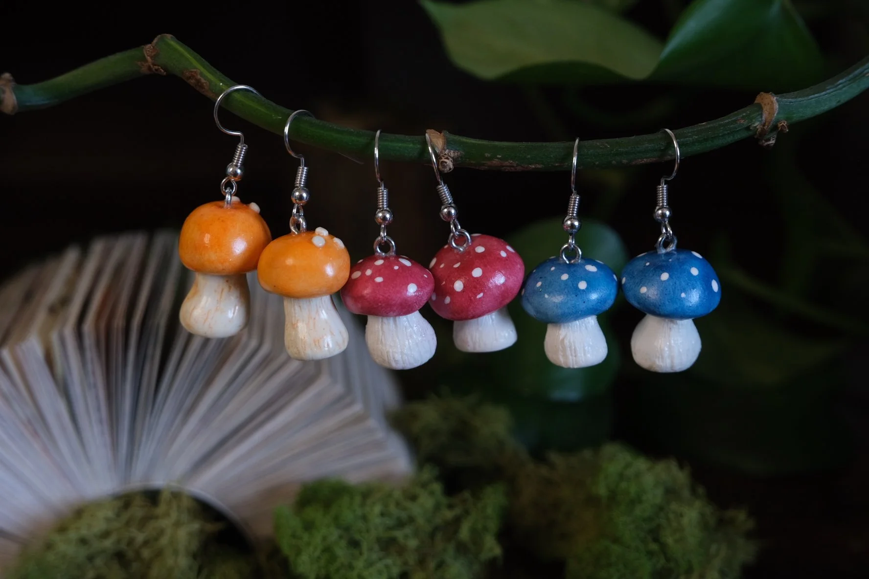 Bubbly Mushroom Earring