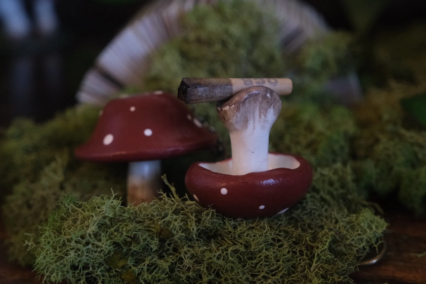 Mushroom Ashtray - Keychain