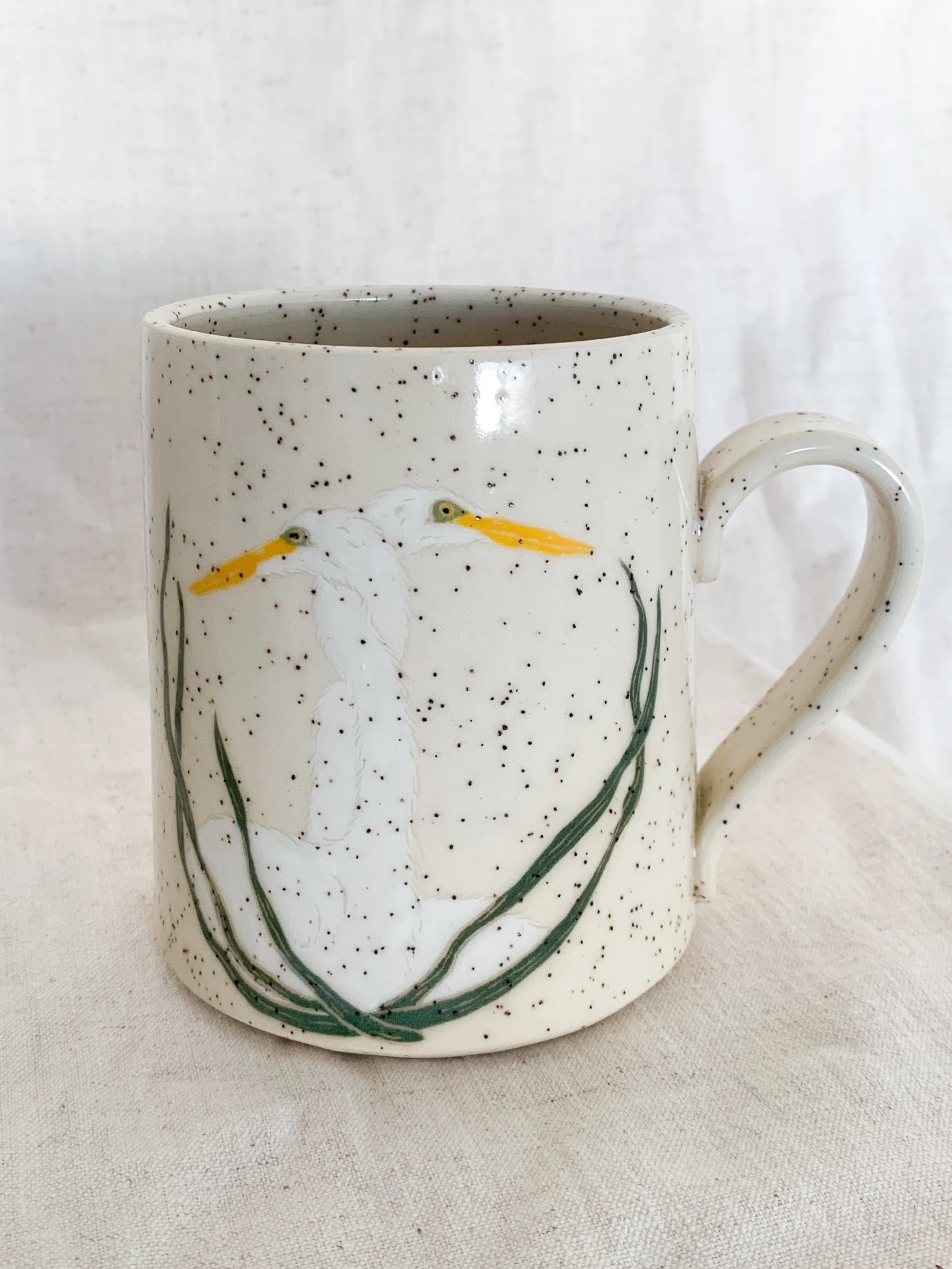 Egrets in Tall Grass Mug