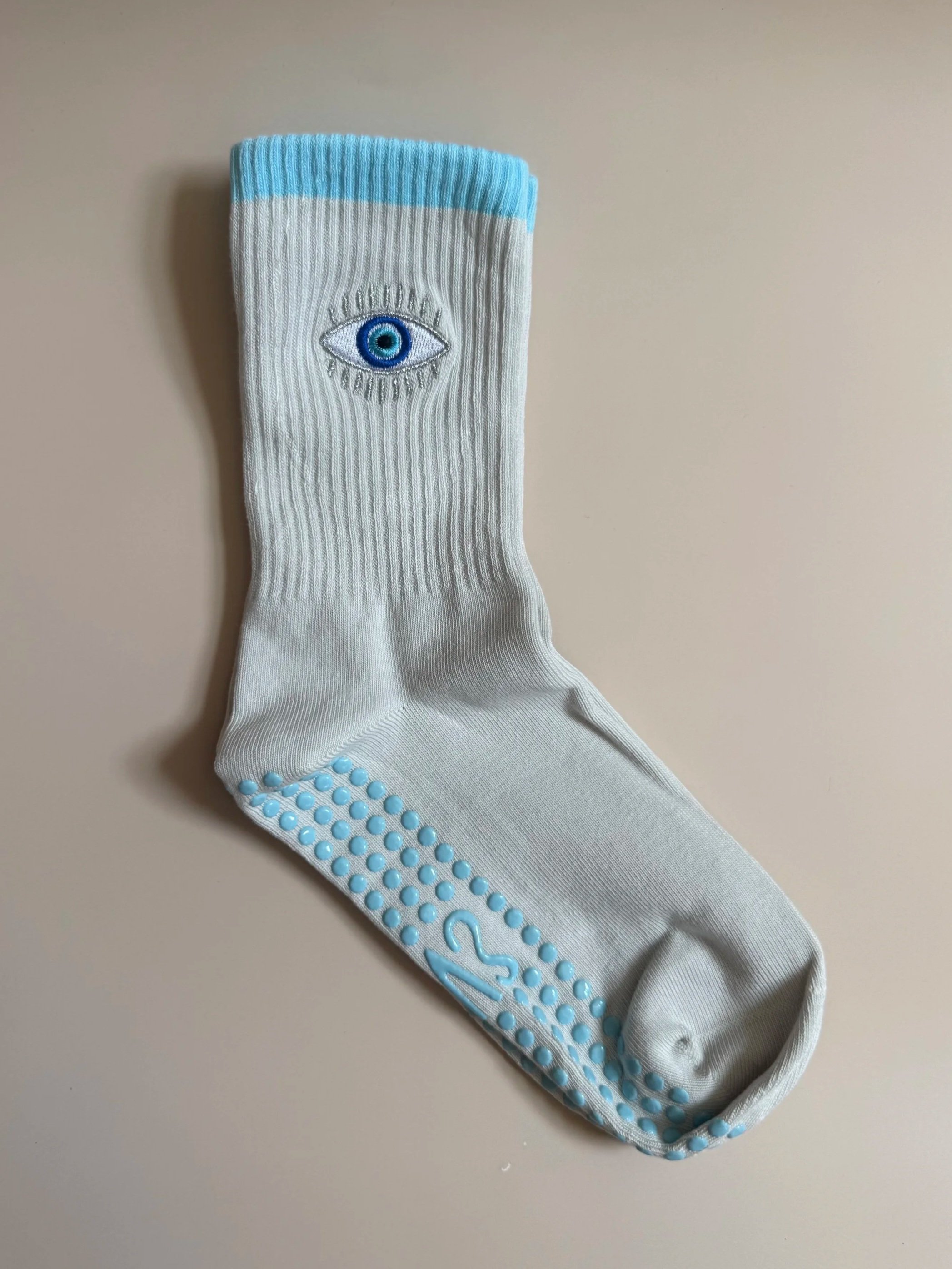 Azure Eye Sock - Gray