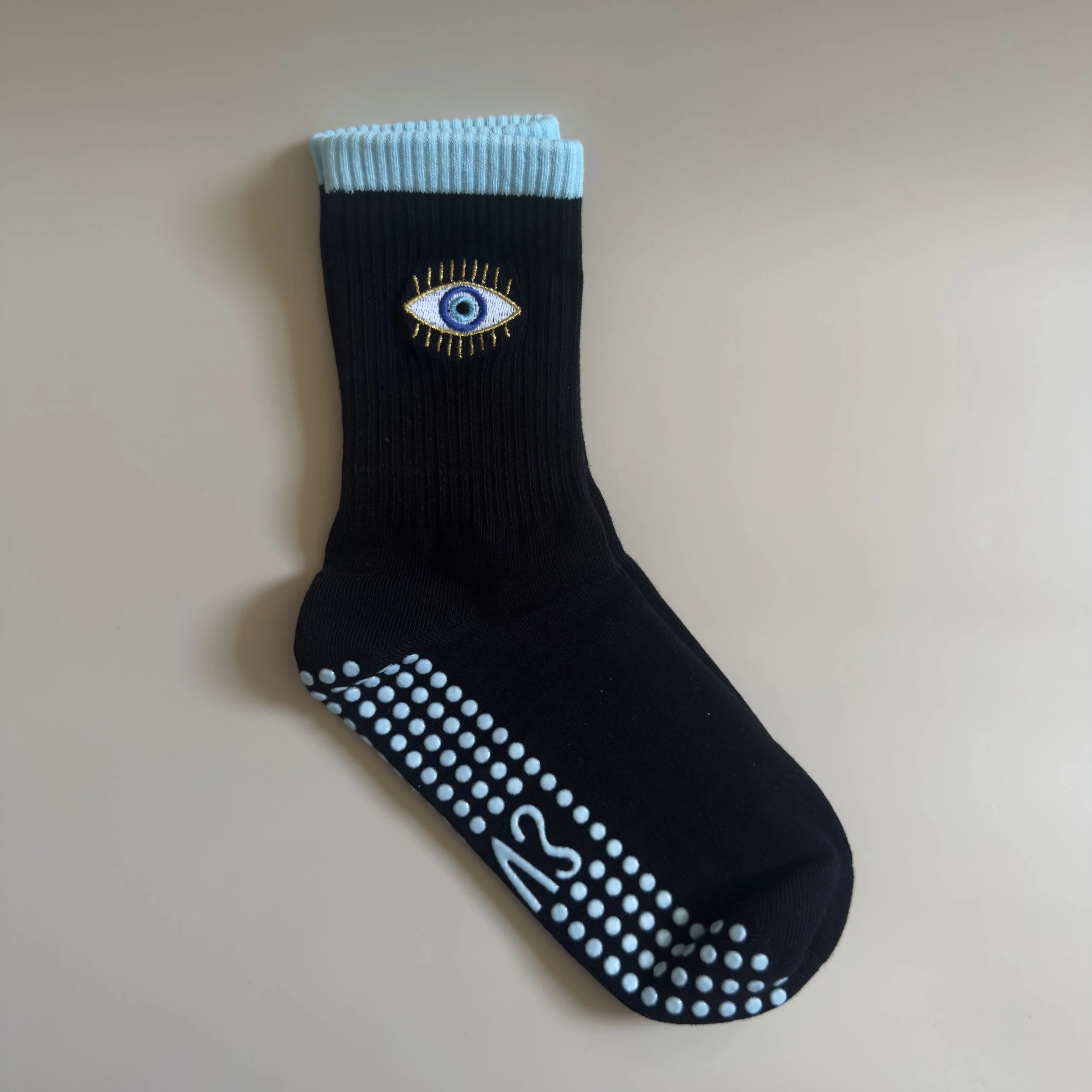 Azure Eye Sock - Black