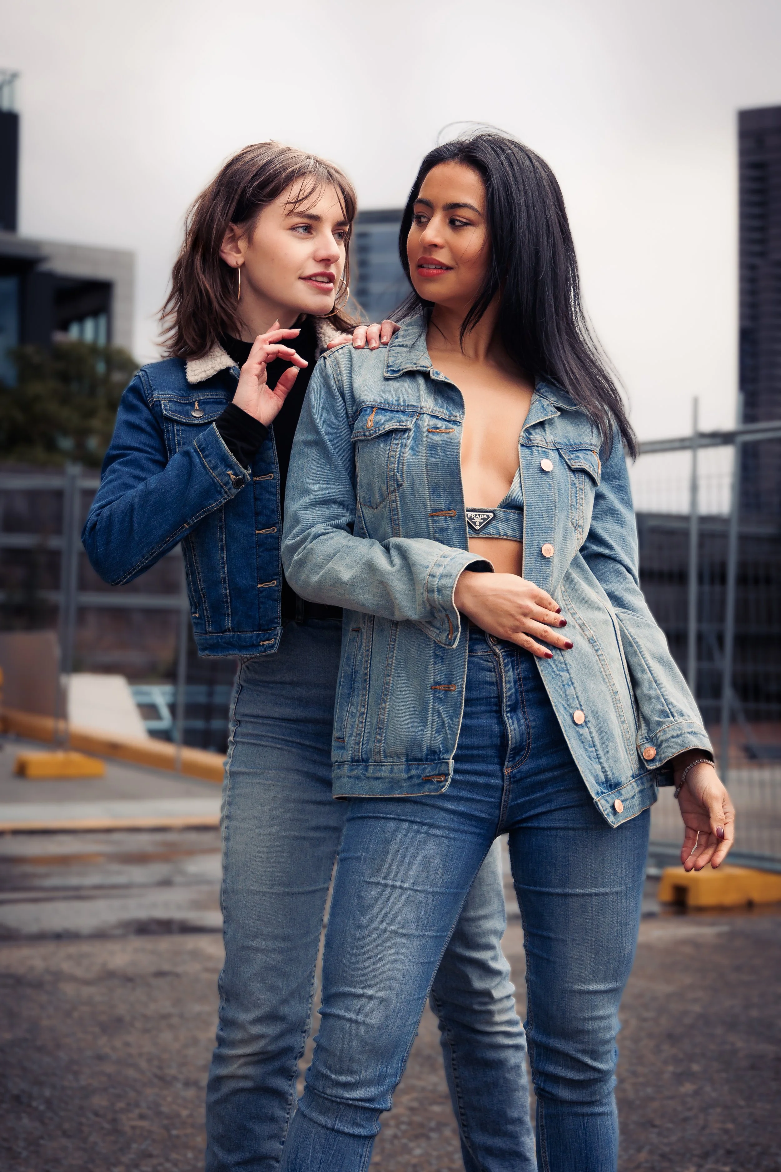 Double Denim Duo. Does this count as quad or quintuple denim?