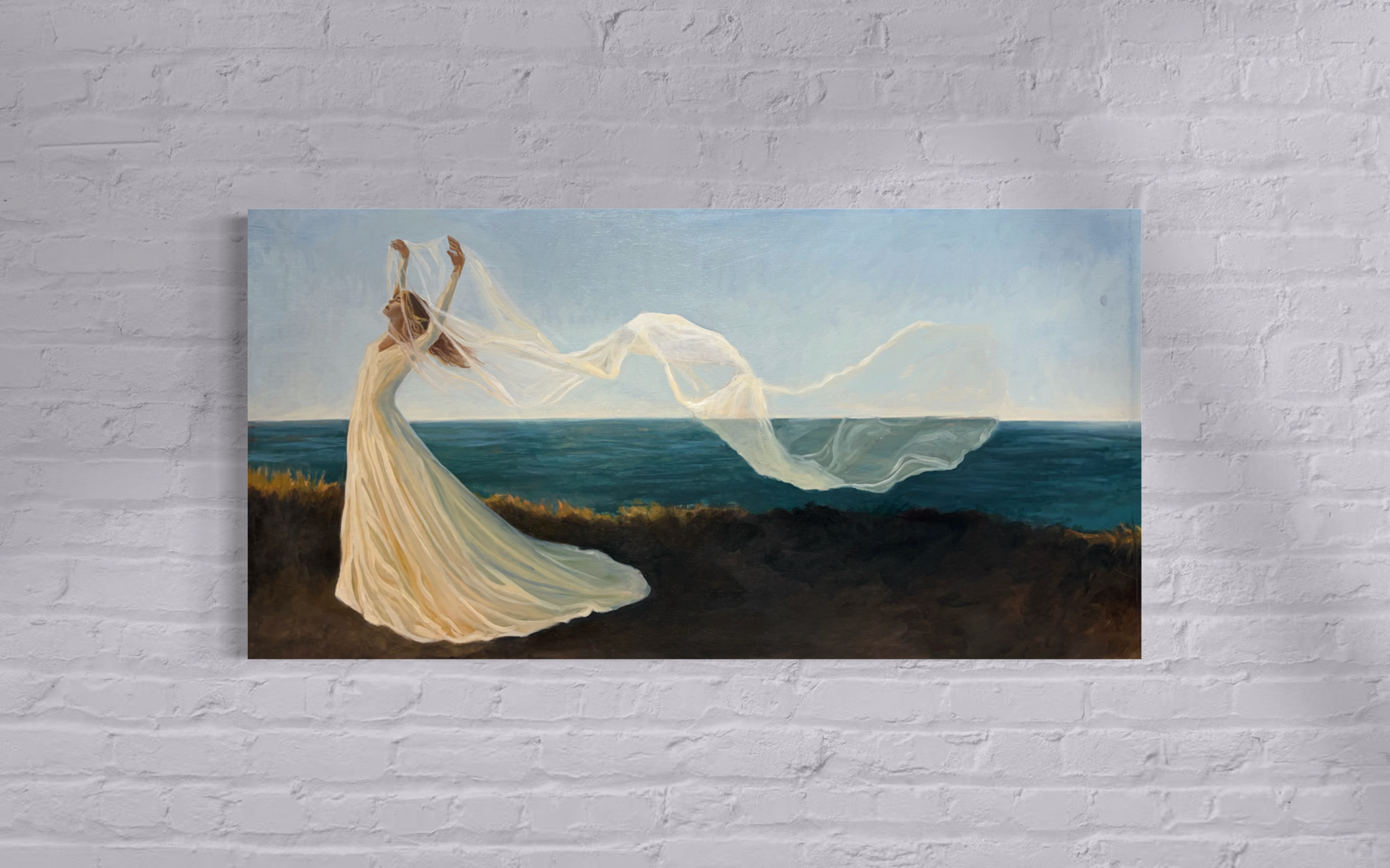 "Freedom Breathed" Original Oil Painting