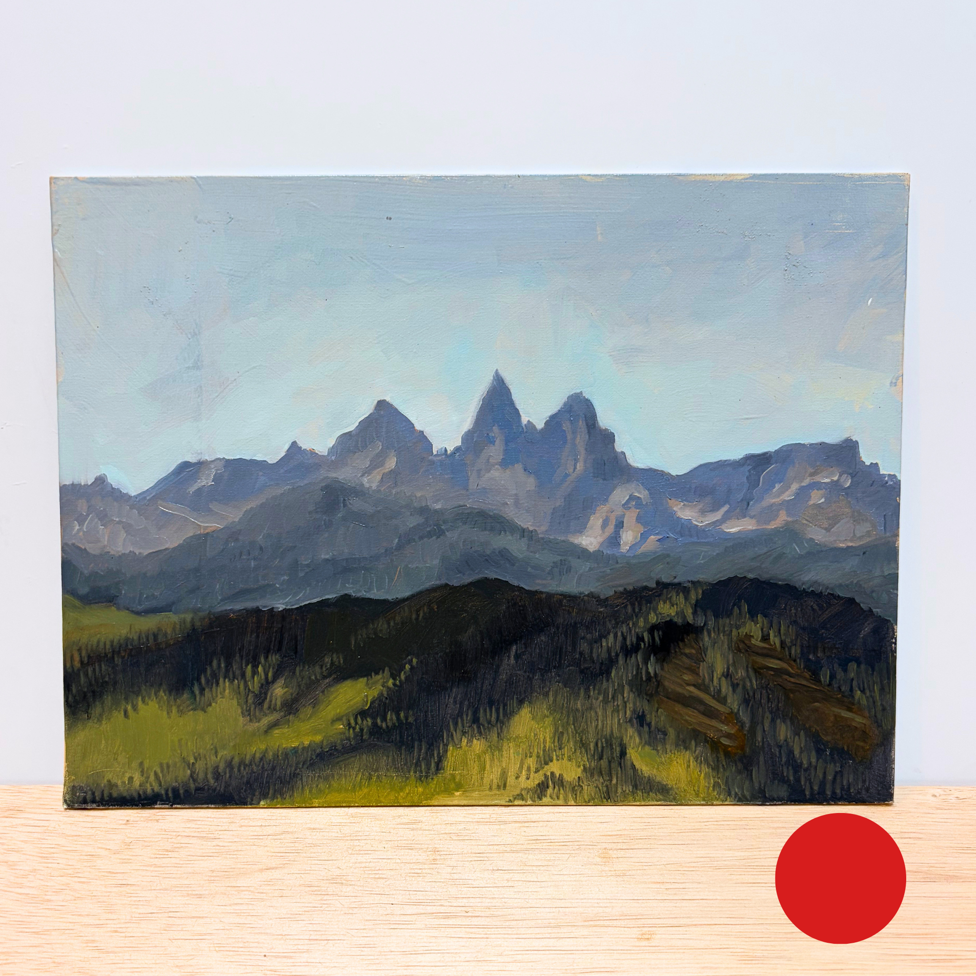 "Washington Cascades Plein Air" Oil Painting