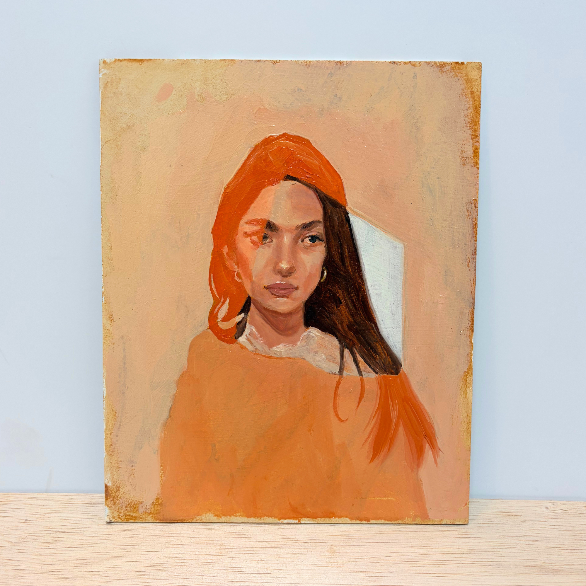 "Orange Veil" Original Oil Painting (study)
