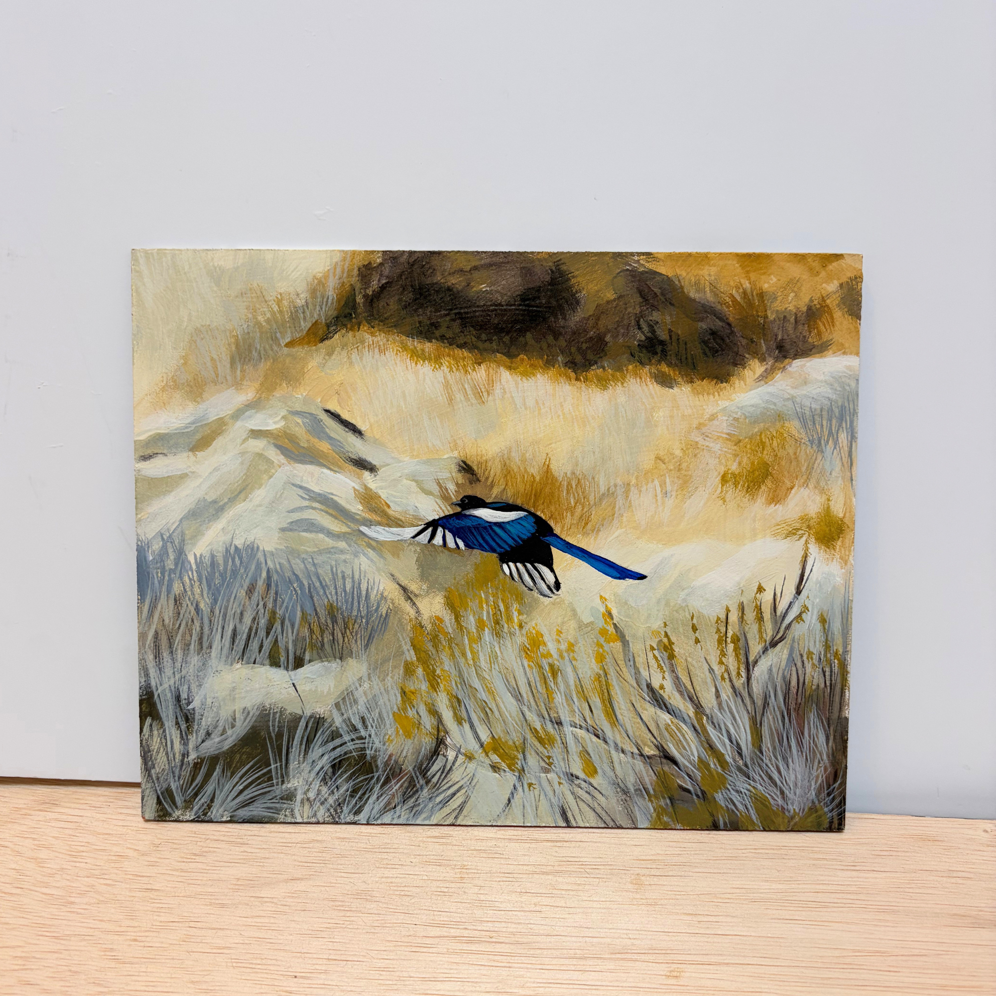 Magpie Paint Sketch