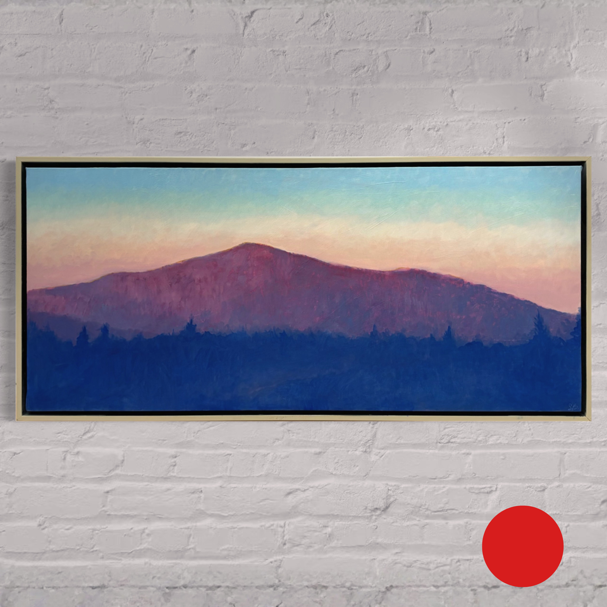 "Tiger Mountain Purple Hour" Original Oil Painting