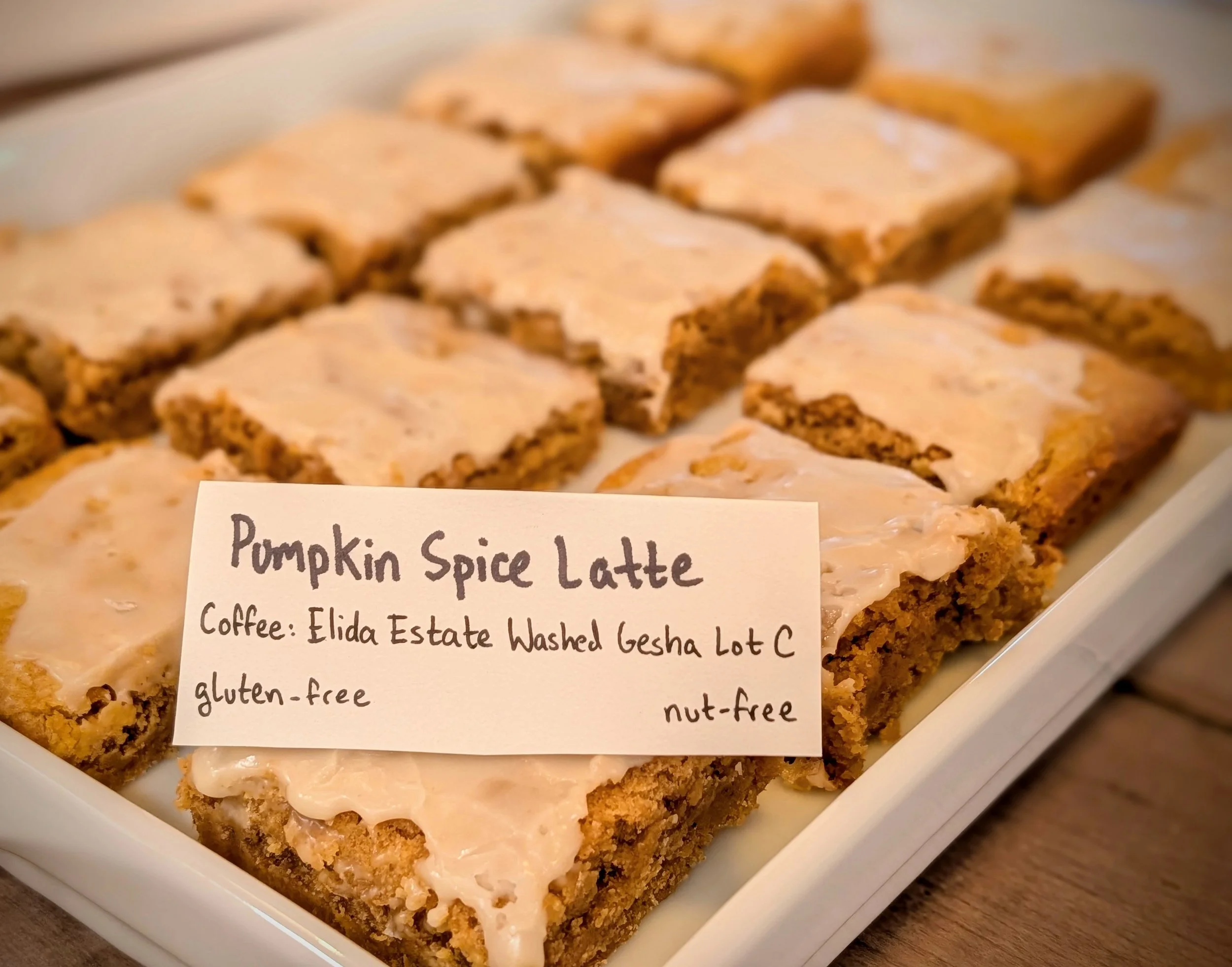 Pumpkin Spice Latte Bars