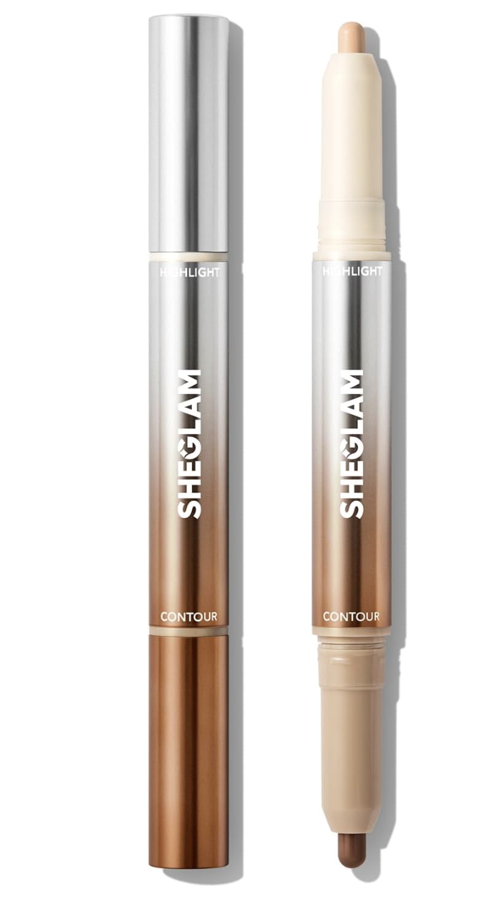SHEGLAM Fine Line 2-in-1 Nose Contour & Highlight Pen-Chestnut
