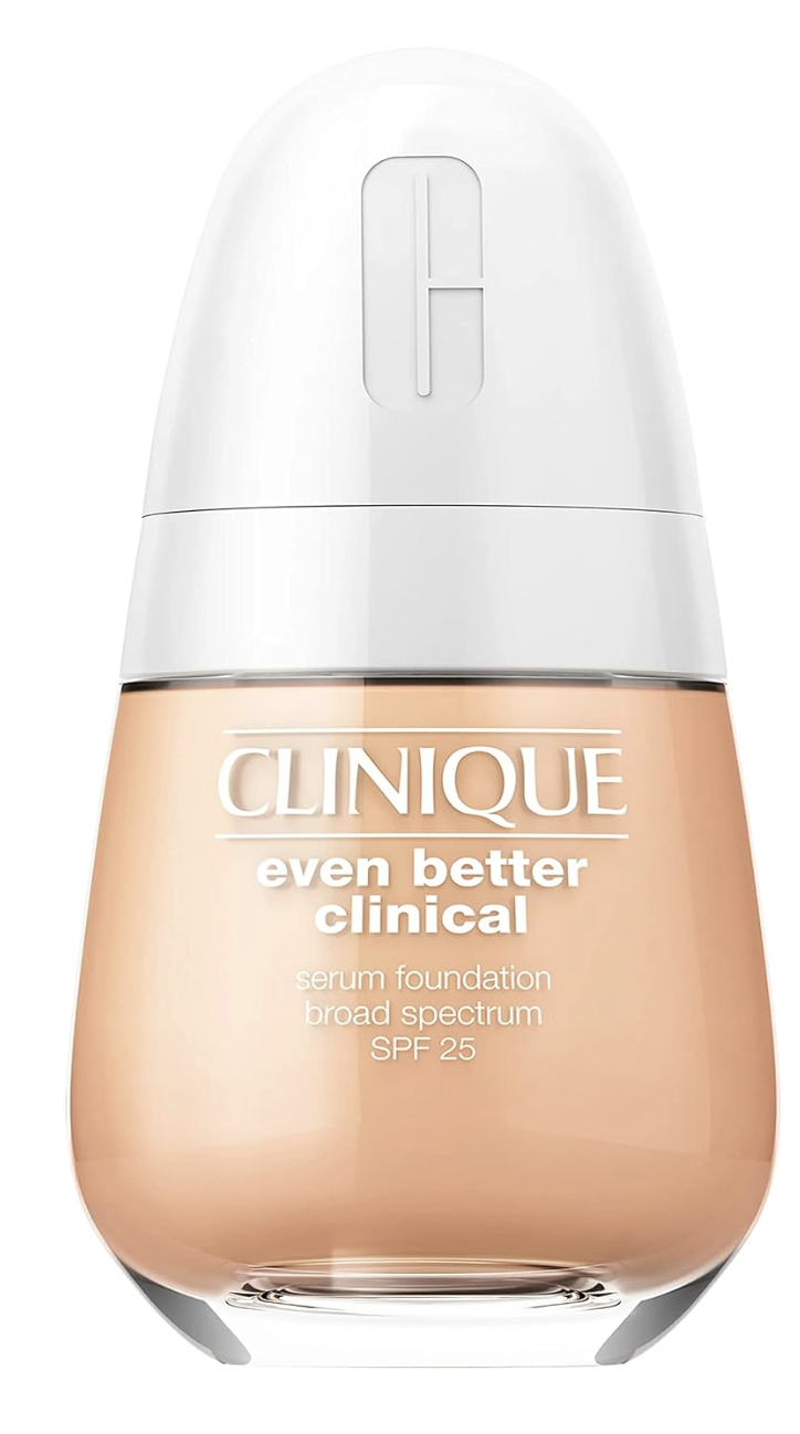 Clinique Even Better Clinical Serum Full Coverage Hydrating Foundation Broad Spectrum SPF 25 With Vitamin C, Salicylic Acid + Hyaluronic Acid For Oily Skin Types