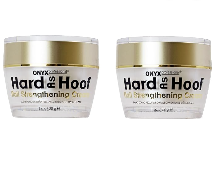 2 Pack Hard As Hoof Nail Strengthening Cream with Coconut Scent Nail Strengthener and Nail Growth Cream 1 oz