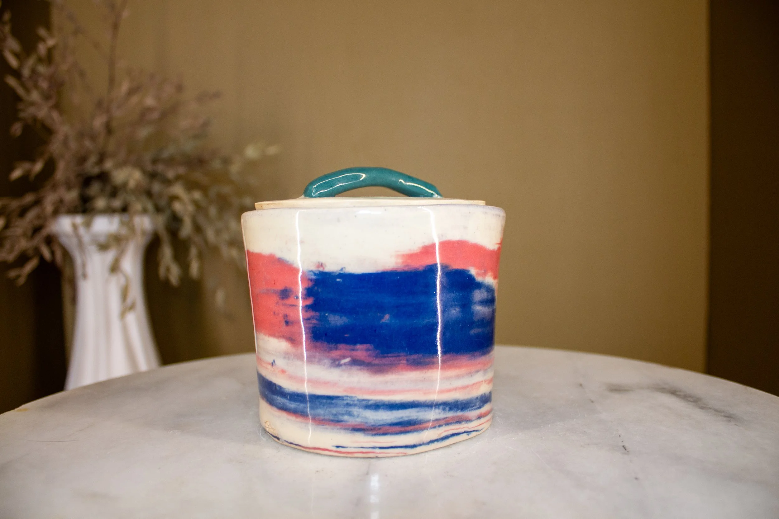 Lidded box.