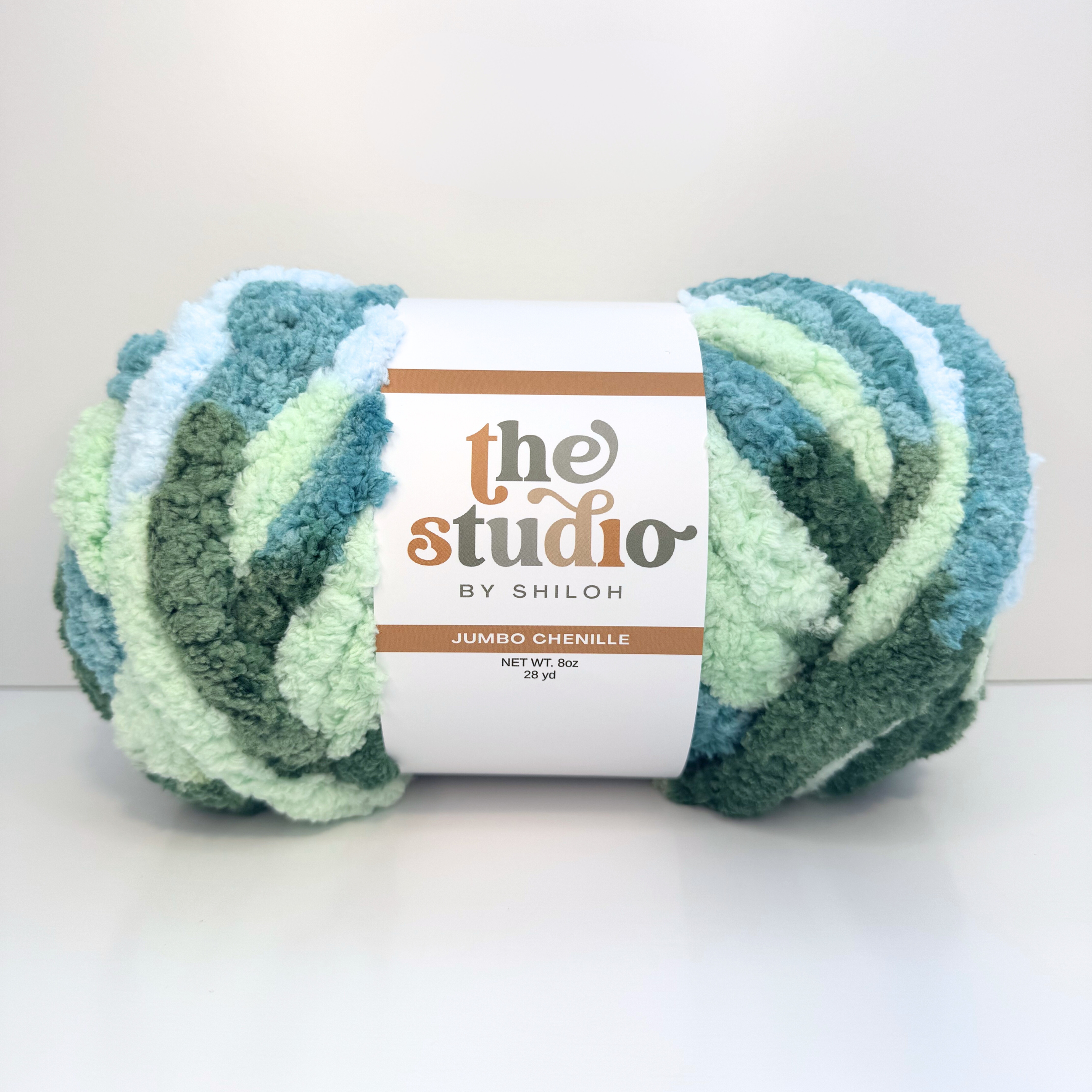 Chunky Chenille Yarn 2cm Thick | The Studio by Shiloh