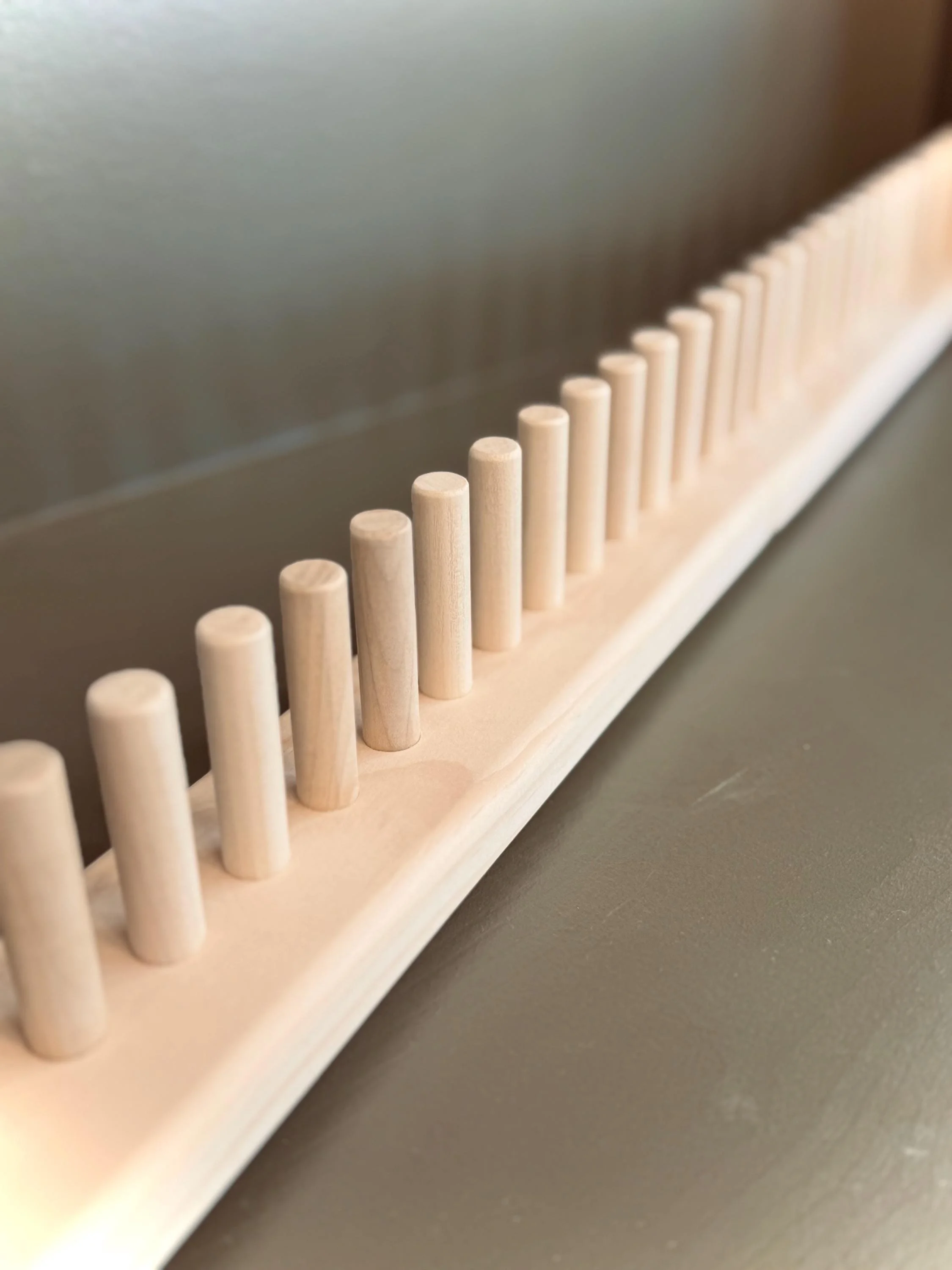 Hand Knit Wooden Skinny Loom For 3/8 inch Or 1cm Thick Yarn