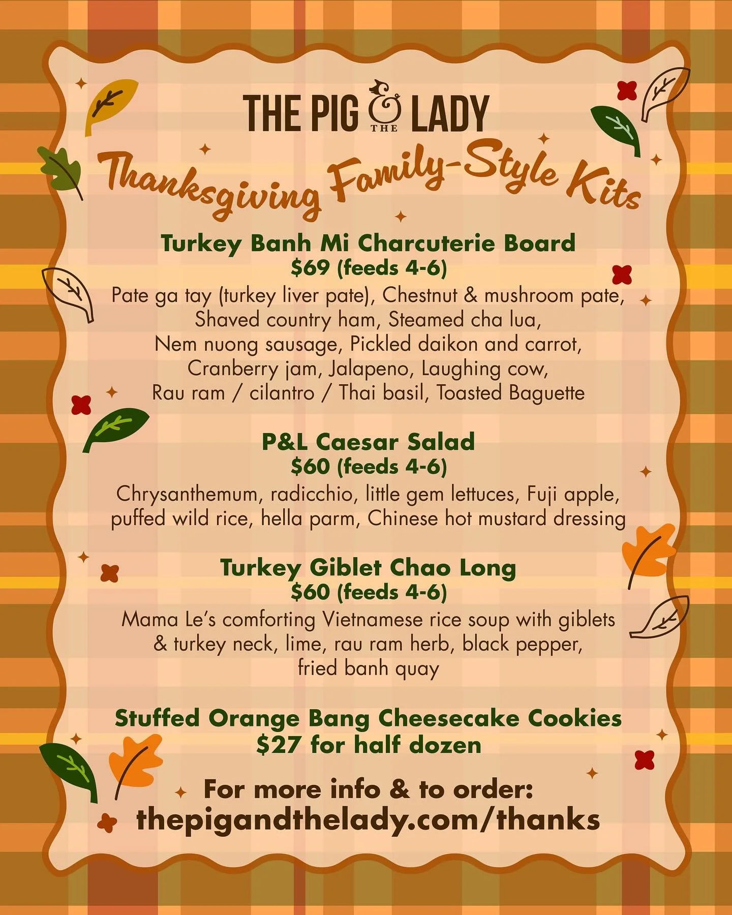 We&rsquo;re bringing something a little different to your table this Thanksgiving! Make your family gathering unforgettable with our special holiday offerings! We know you all may be working hard this holiday cooking the main event of turkey and ham,