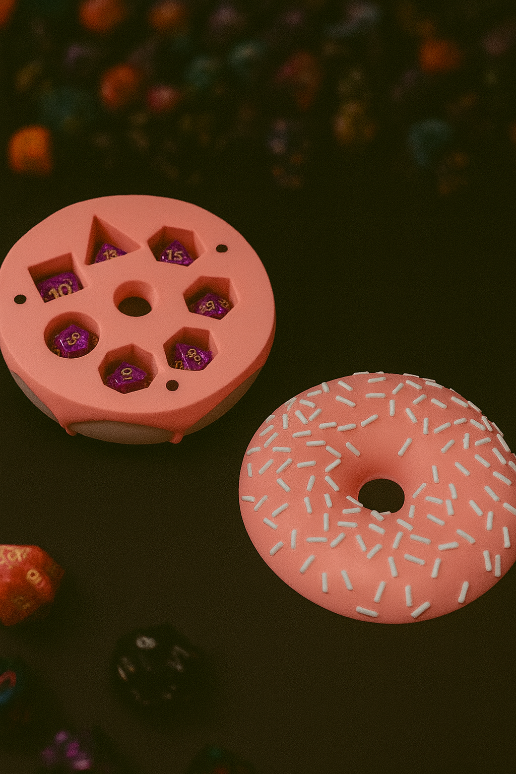 Donut Dice Holder | 3D Printed Dice Storage for Gamers