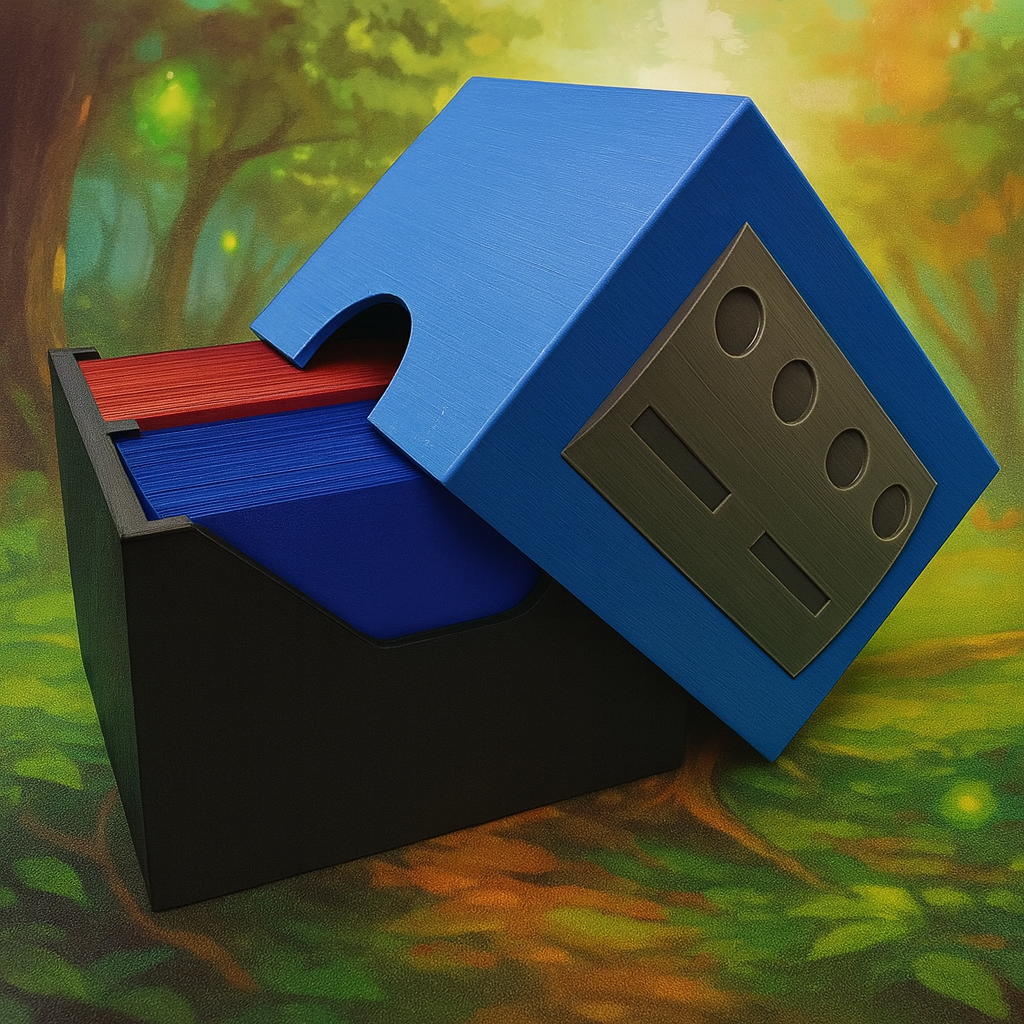 Dual deck playing card storage case