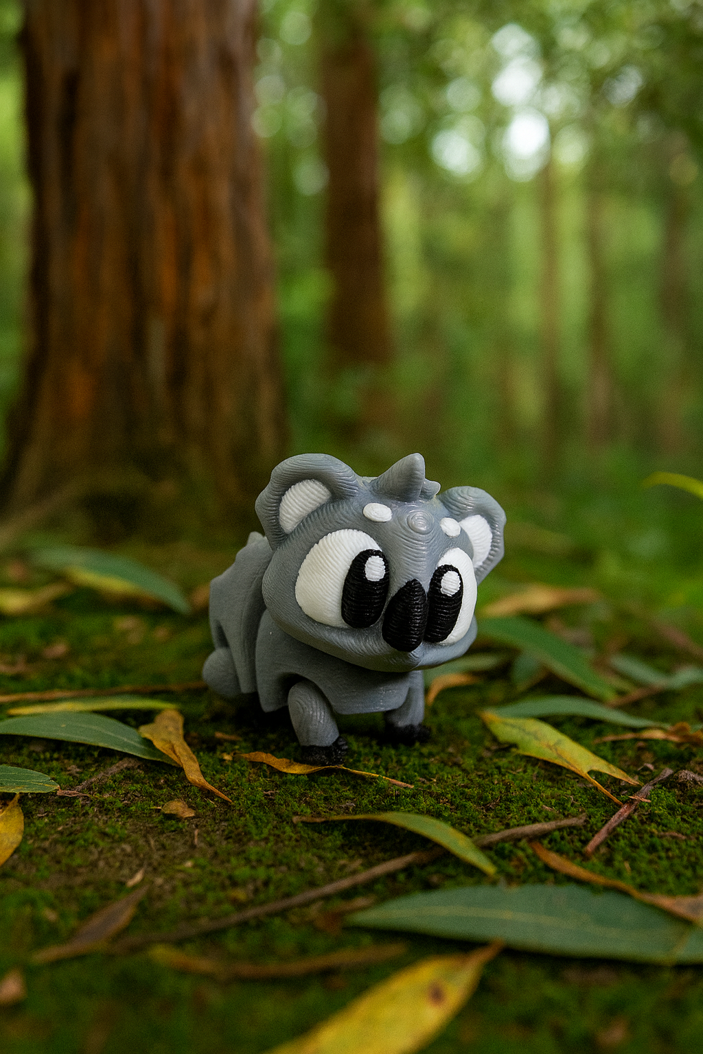 3D Printed Mini Koala Figurine – Cute Animal Figure