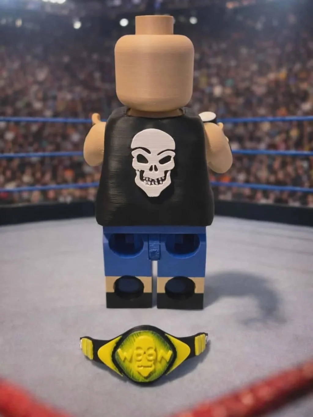 Wrestling ring collectible figure