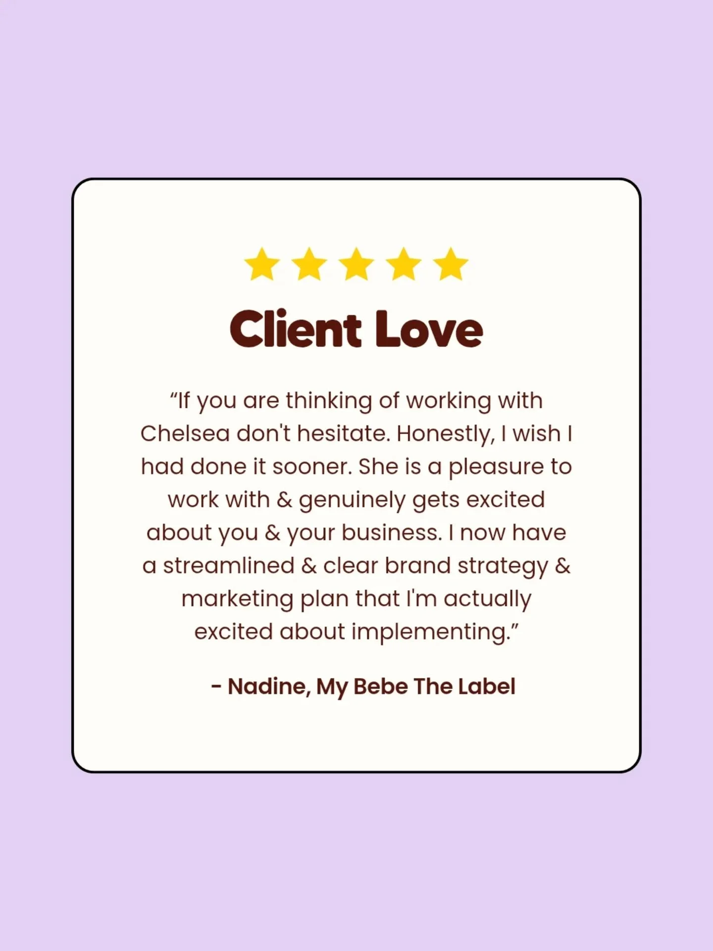 Grateful is an understatement ✨

Nadine was the very first person to trust me with her brand, and I'll be forever thankful for her belief in me. 

Nadine is a mum of two, building the most thoughtful baby oil brand @mybebethelabel - free from food &a