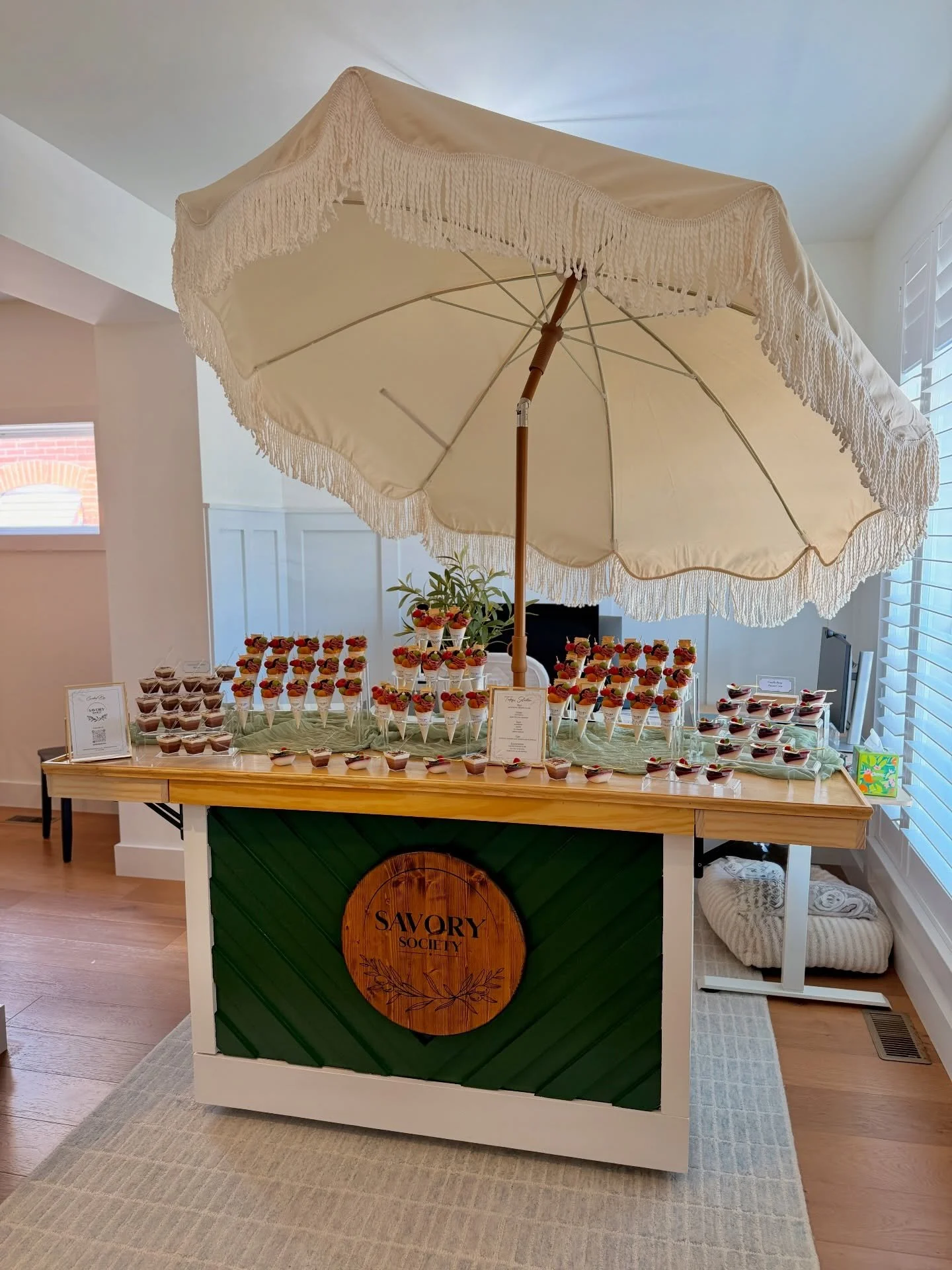 Proof that you can have it all: the dreamiest setup, savory bites, and decadent desserts all in one place!

We loved bringing the ultimate bridal shower experience to life with our signature cart.

Celebrating the bride-to-be never tasted so good! 💕