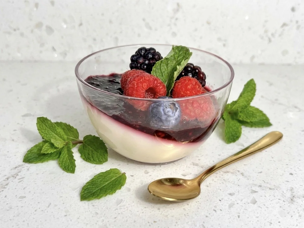Sweet Society St Louis luxury dessert catering panna cotta