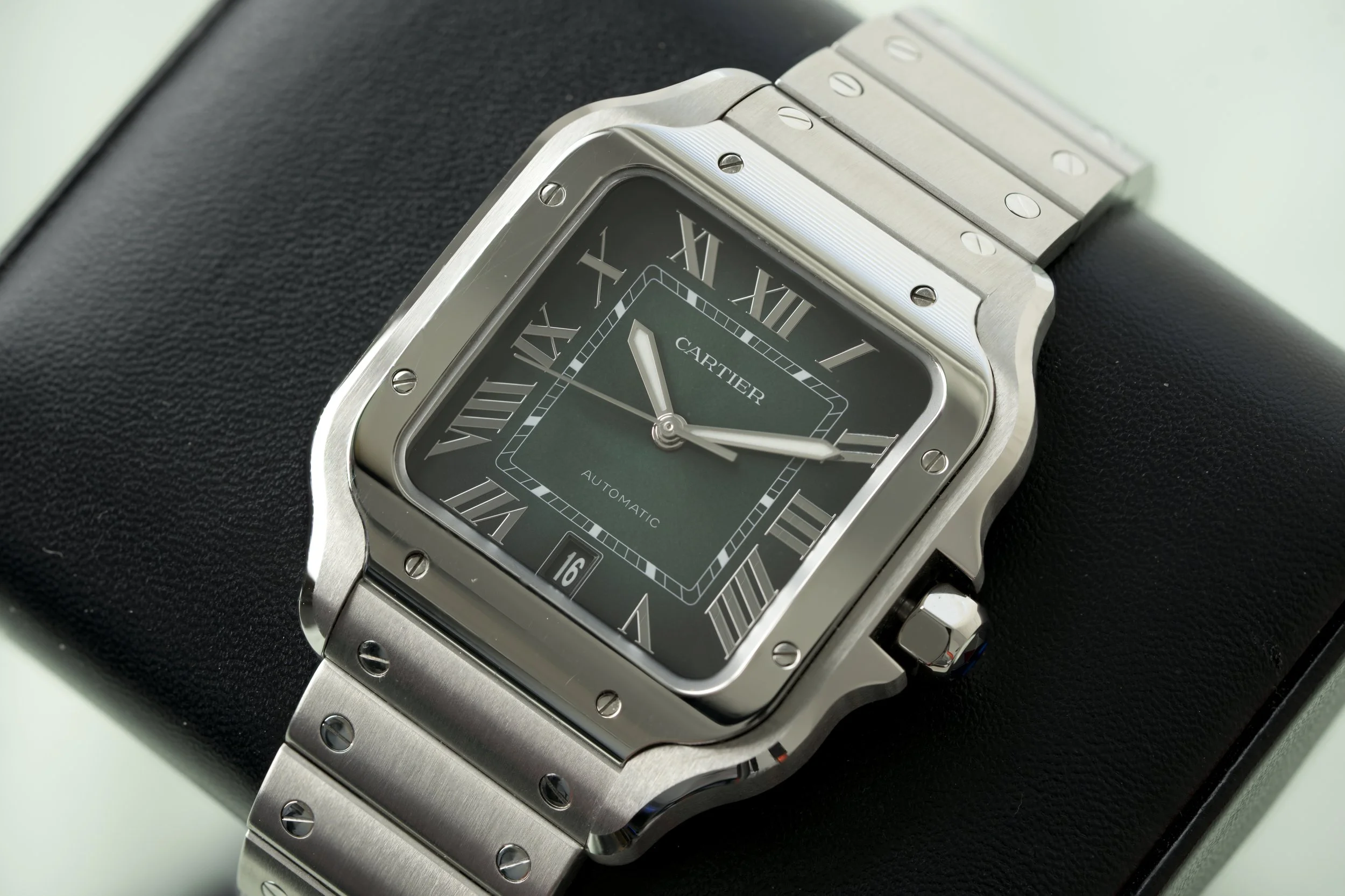 Cartier Santos Large Green Dial