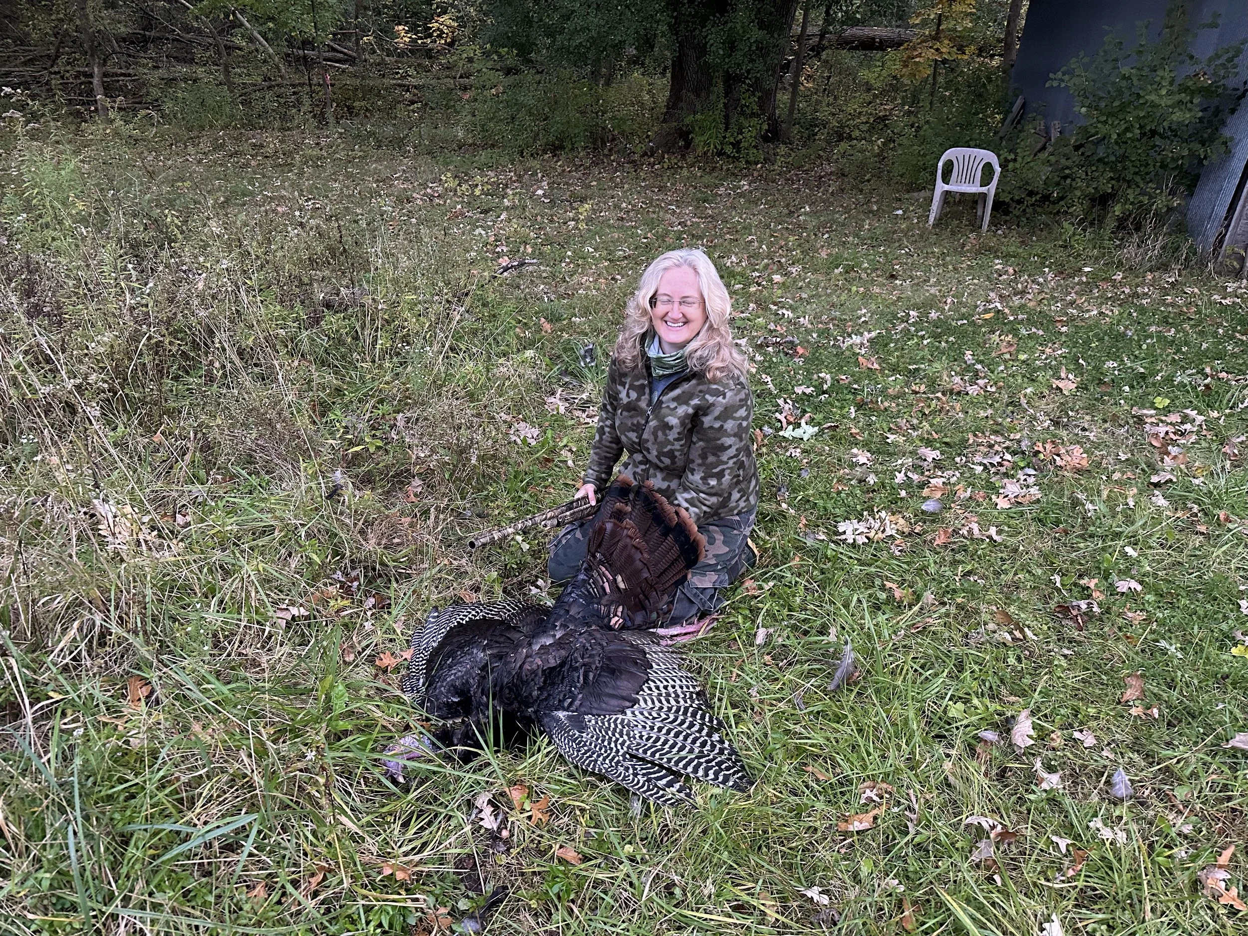 Ethical Michigan wild turkey harvest reflecting responsible hunting practices and mentorship.
