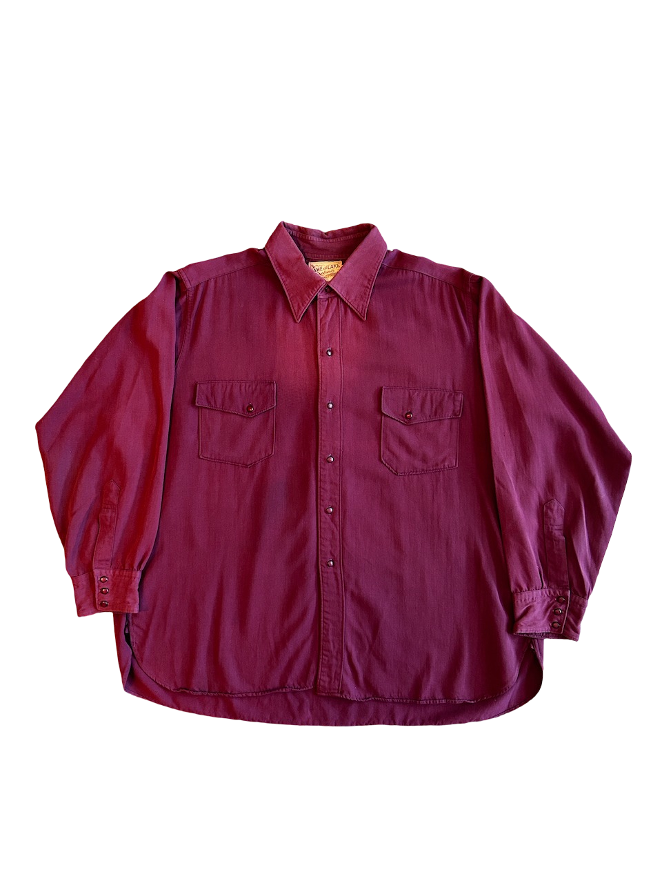 Gaberdine Solid Button Up - XXL
